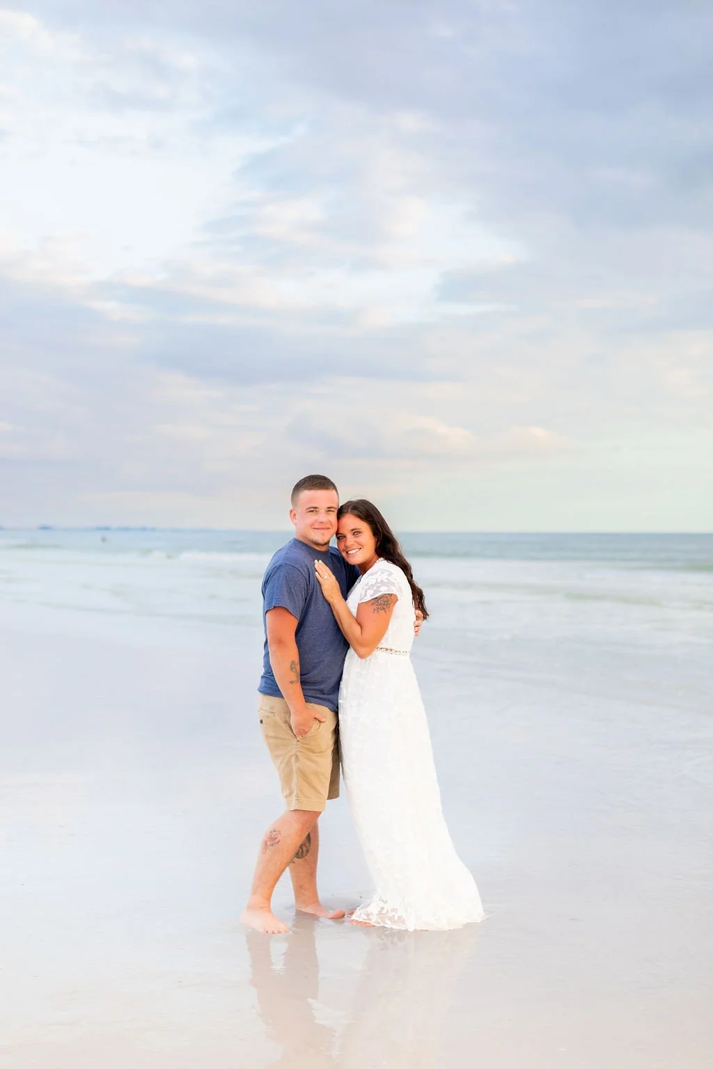 Siesta Key Sunset Engagement Session, Sarasota, Florida