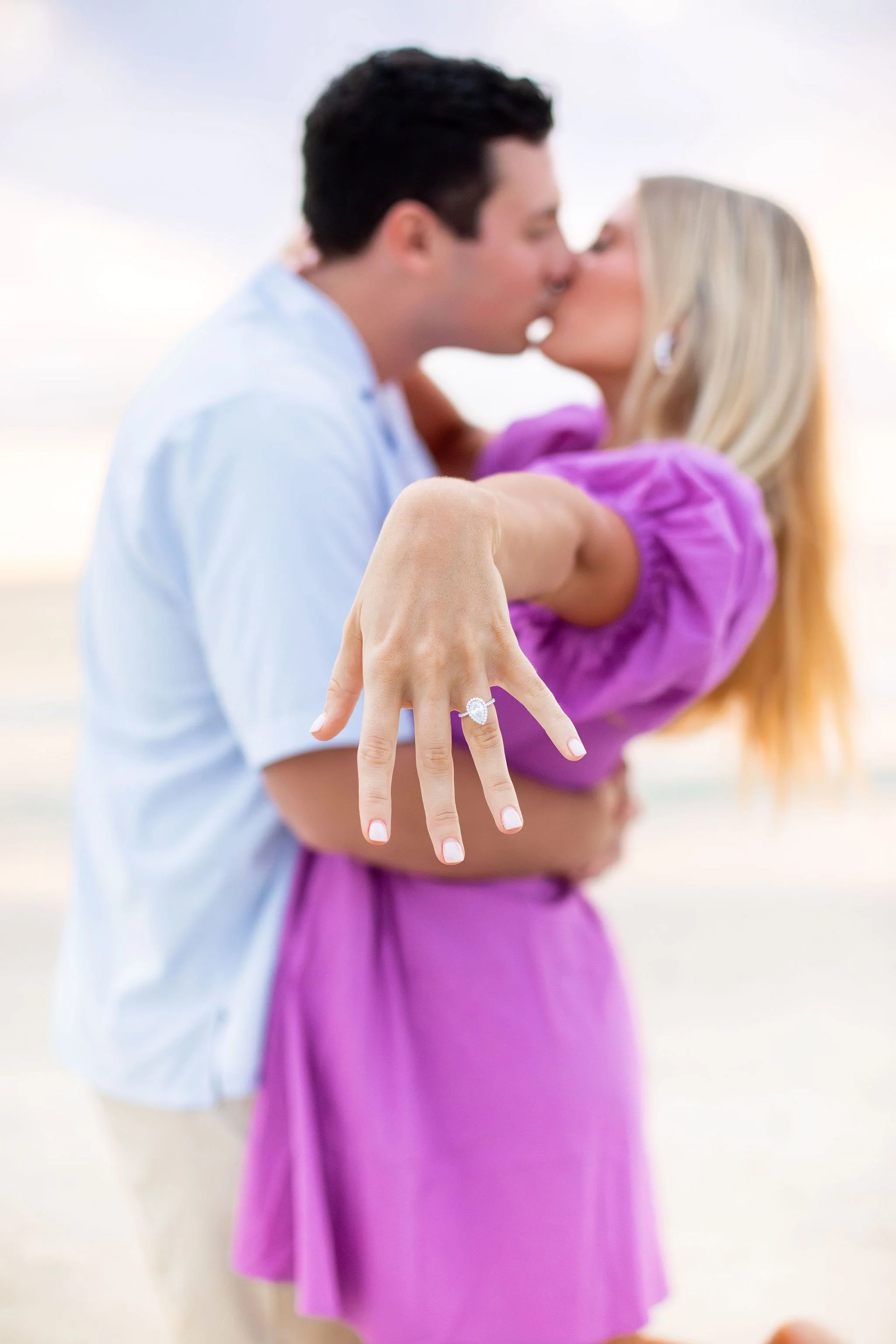Winter Sunset Proposal at The Don CeSar on St Pete Beach, Florida