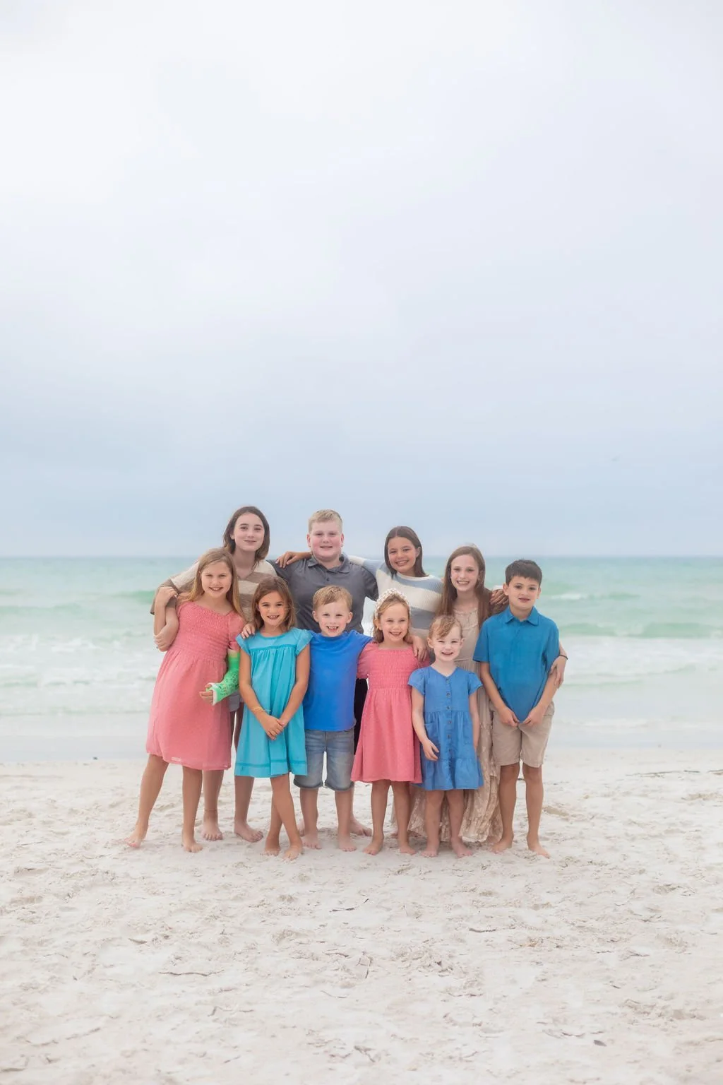 20-Person Extended Multi-Family Session on Siesta Key, Florida