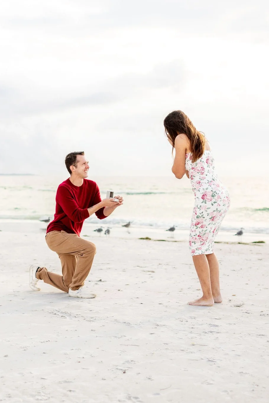 Fort DeSoto Sunset Proposal on the Beach in Tierra Verde, Florida