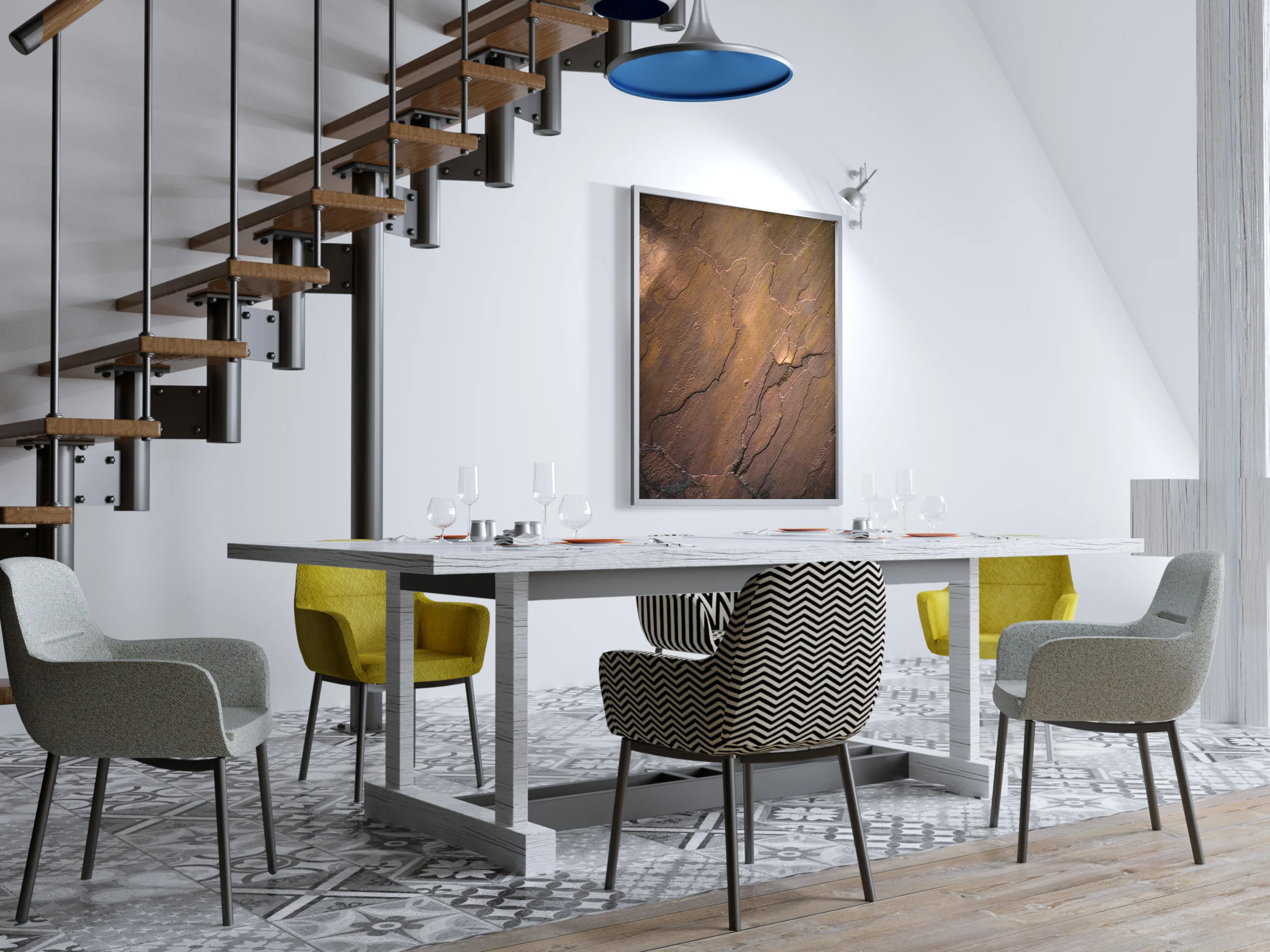 Poster Artwork in a Modern Loft MockUp.jpg