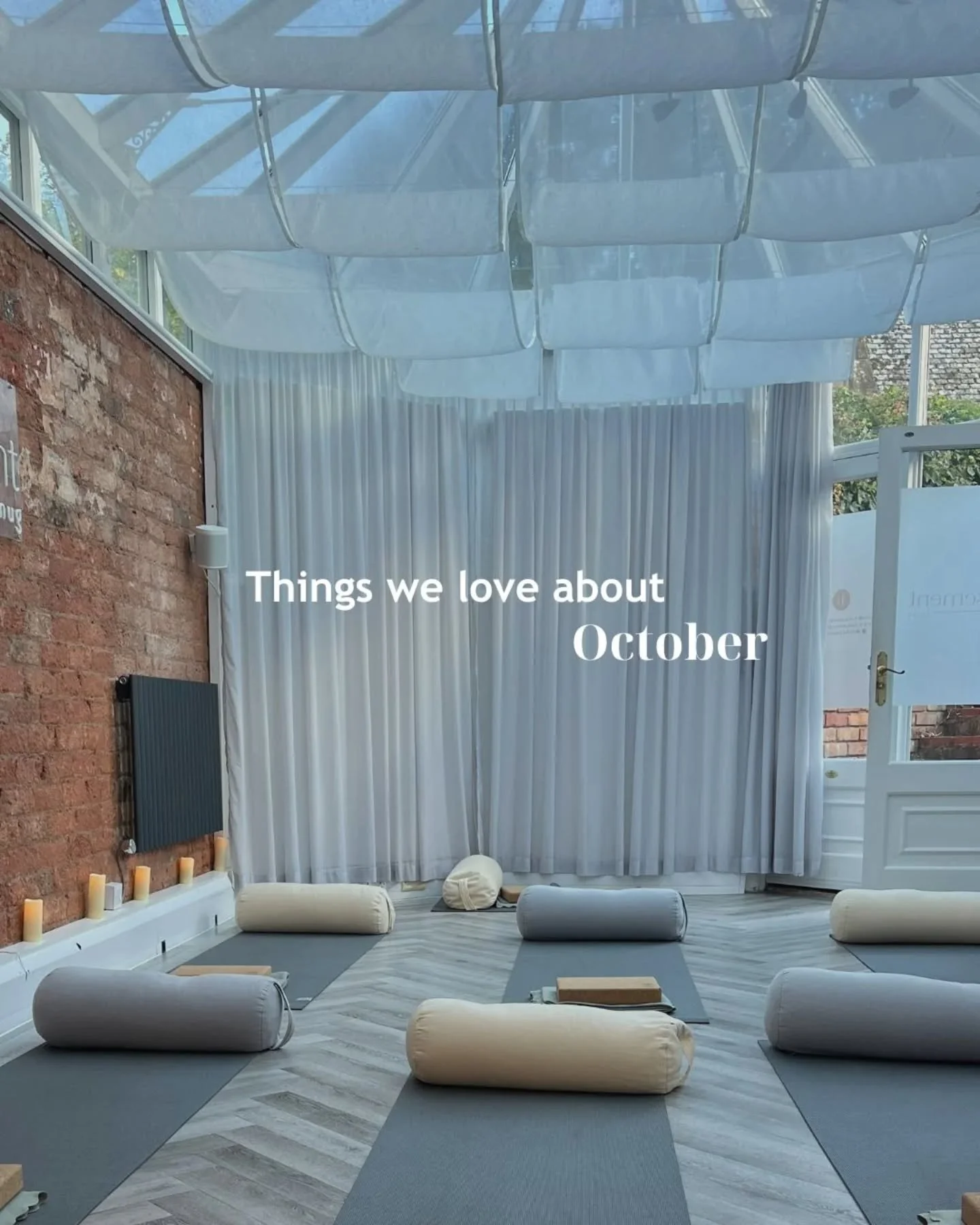 As the seasons change and the temperature drops, we take this time at The Snug to appreciate the small things - like hot water bottles in class and the evening sky as you leave the studio.

October is the perfect time to turn inward. 🫶

#october  #o