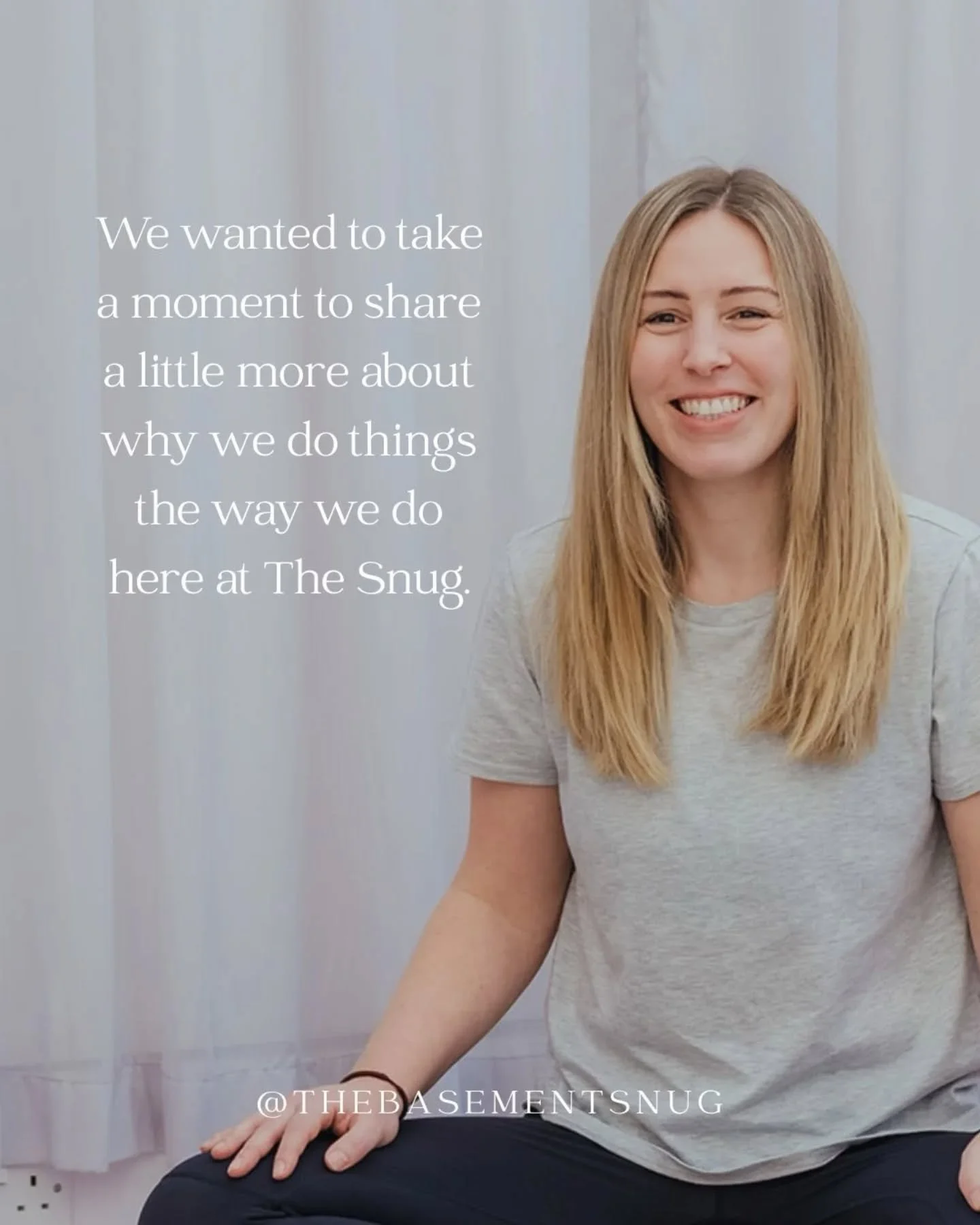 We wanted to share a little about why we do things the way we do here at The Snug.

Our hope is simple: to help you find calm, connection, and balance through yoga, meditation, and sound healing.

Thanks for being part of this journey with us. We can