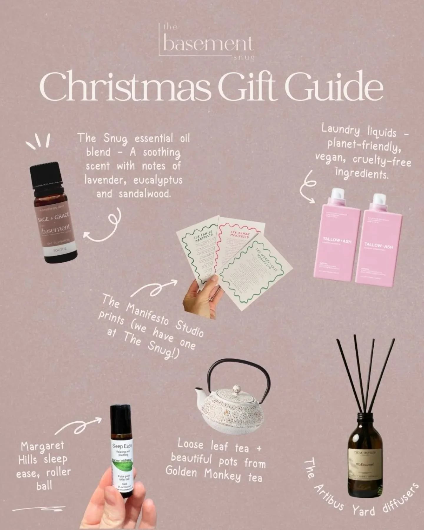 Our 2025 Christmas Gift Guide 🎄

This year, we&rsquo;ve put together a gift guide made up mostly of&nbsp;local, small, or eco-conscious businesses - all of which we love and regularly shop from. (You&rsquo;ll find all the businesses tagged for easy 