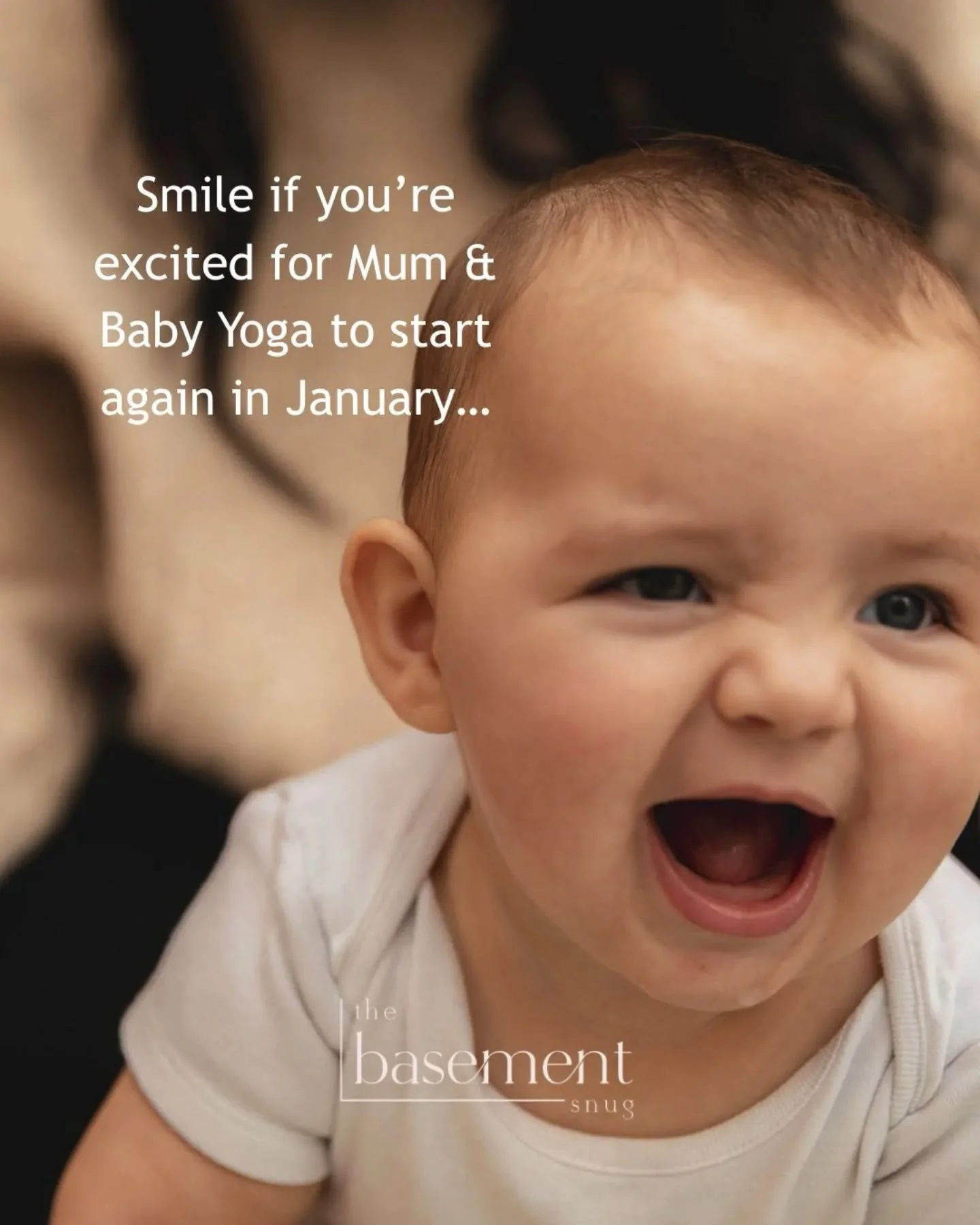 Our Mum &amp; Baby Yoga course is back in January 🤍

Classes can be booked in six-week courses, and we&nbsp;LOVE&nbsp;the community vibe this brings. 

We know that as mums it can feel hard to feel like yourself, connect with others, and still find 