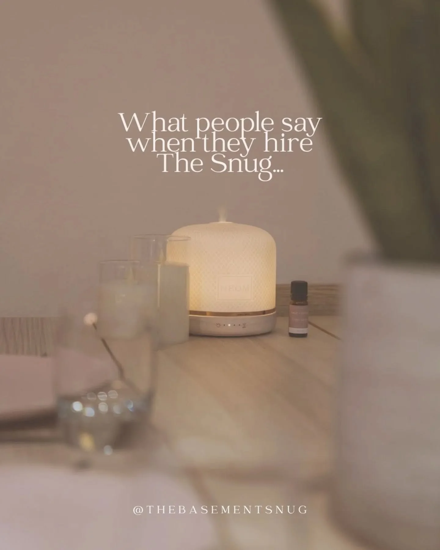 We love seeing The Snug being part of your special moments 🫶

Whether it&rsquo;s a hen party, a creative evening, or a relaxed catch-up with friends, our space is here for you. 

Yoga equipment, tables, plates, a dishwasher, and plenty of room to ma