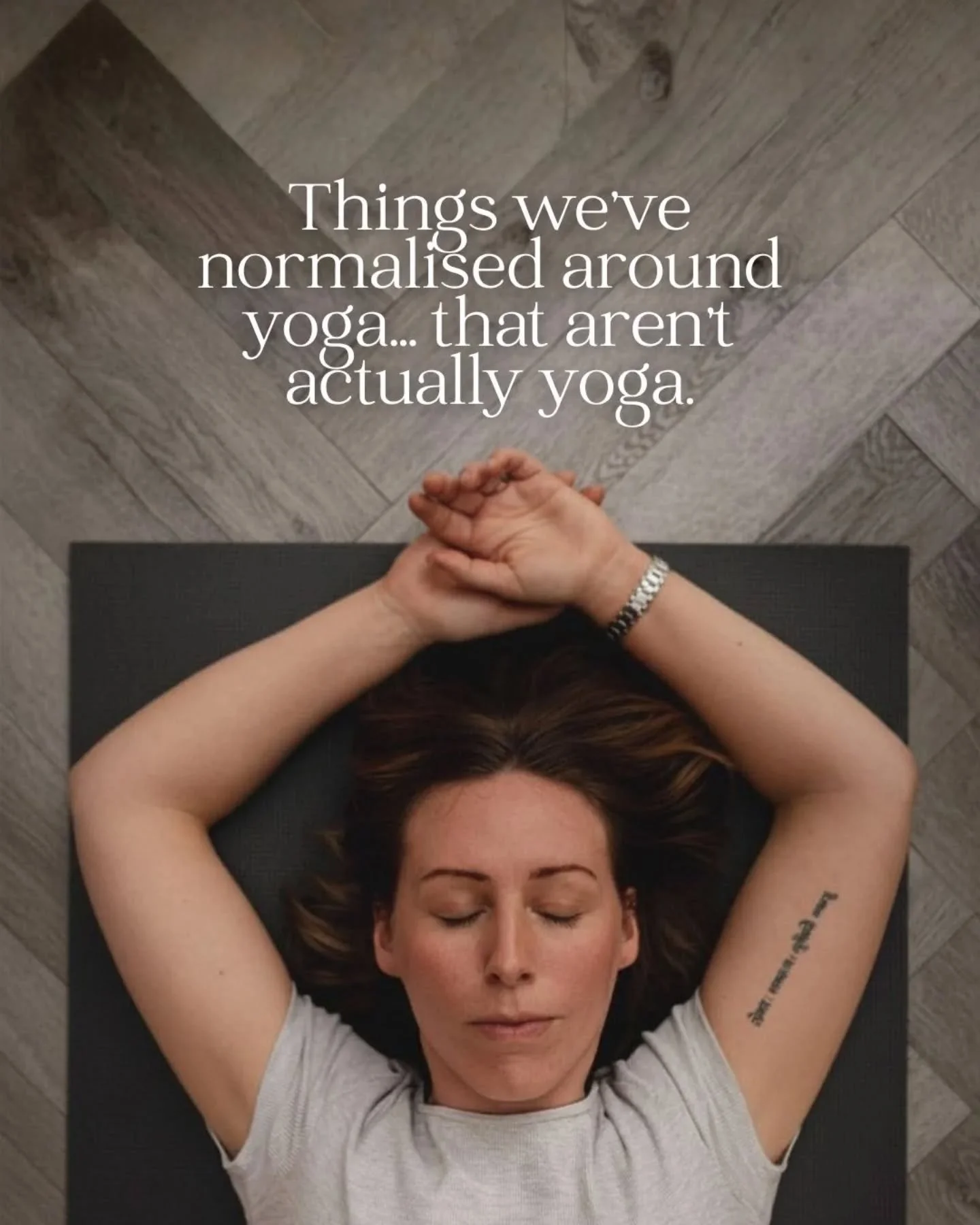 When we were putting this post together, it got us thinking about all the things that have become associated with yoga over the years.

The idea that we need to be super flexible, have the perfect outfit, or that every class should leave us feeling l