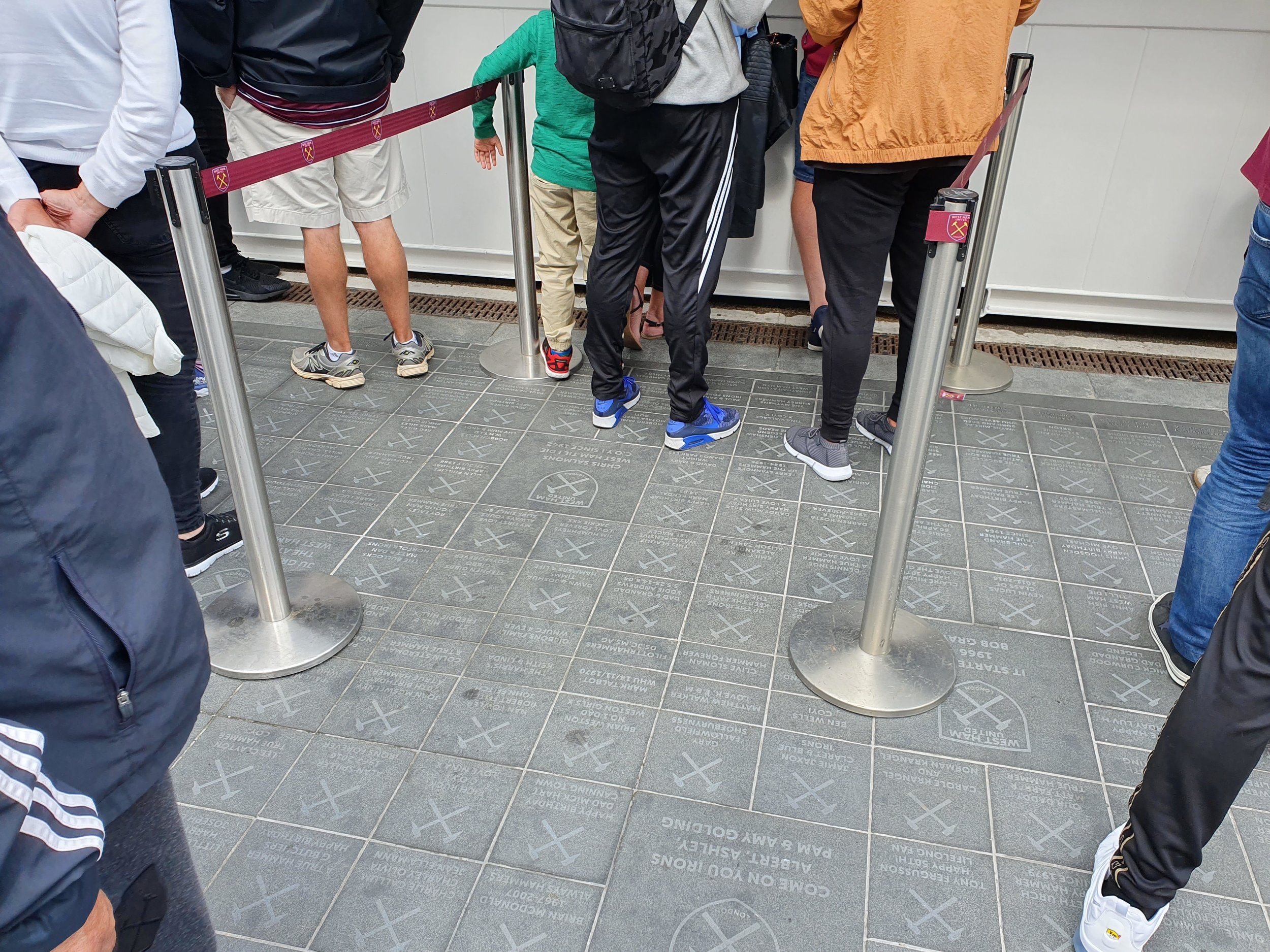 Poor effort … stones obscured by stall