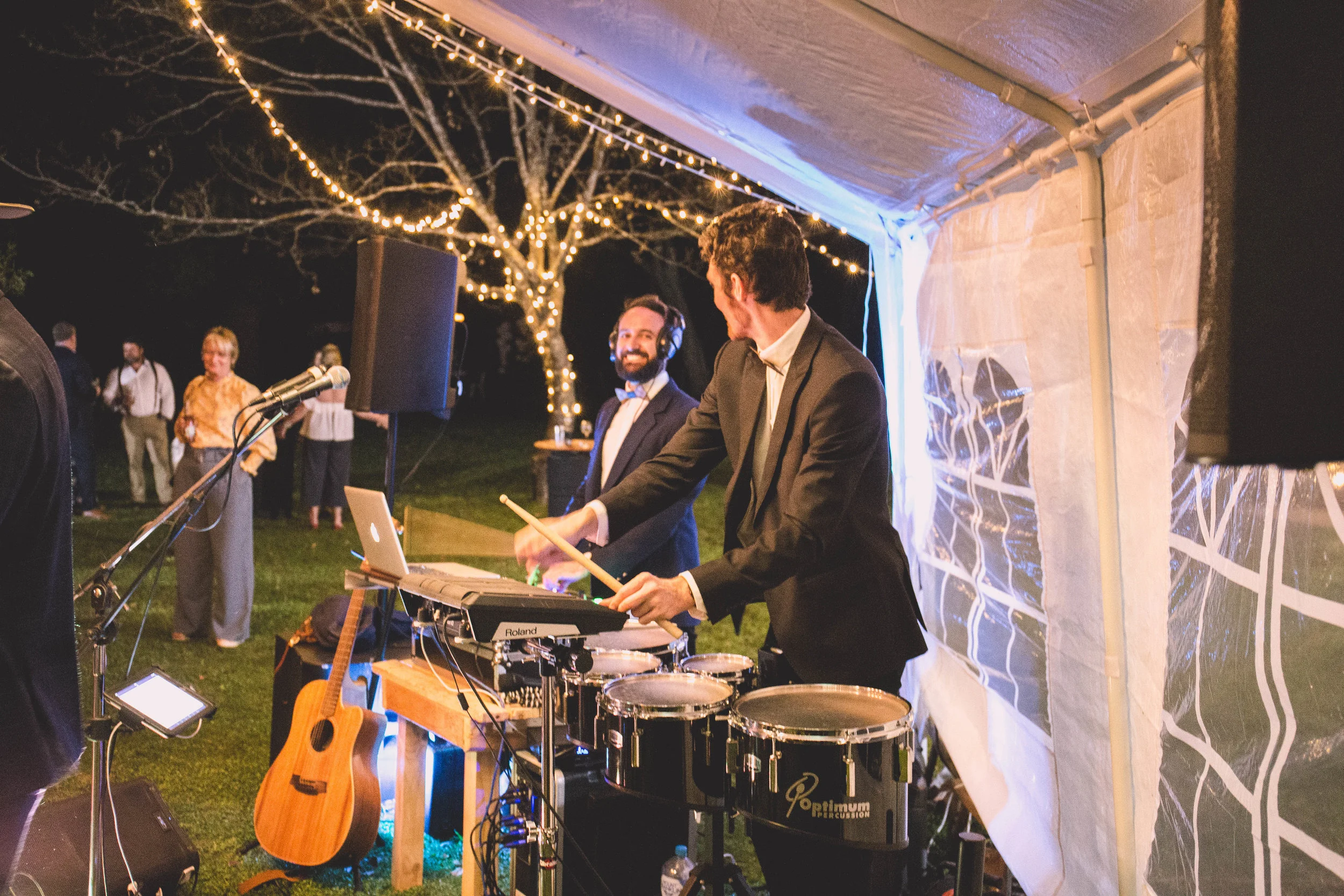 DJ + Live Musician.