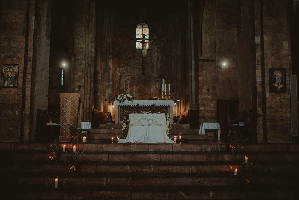 Soft elegant destination wedding in Assisi 