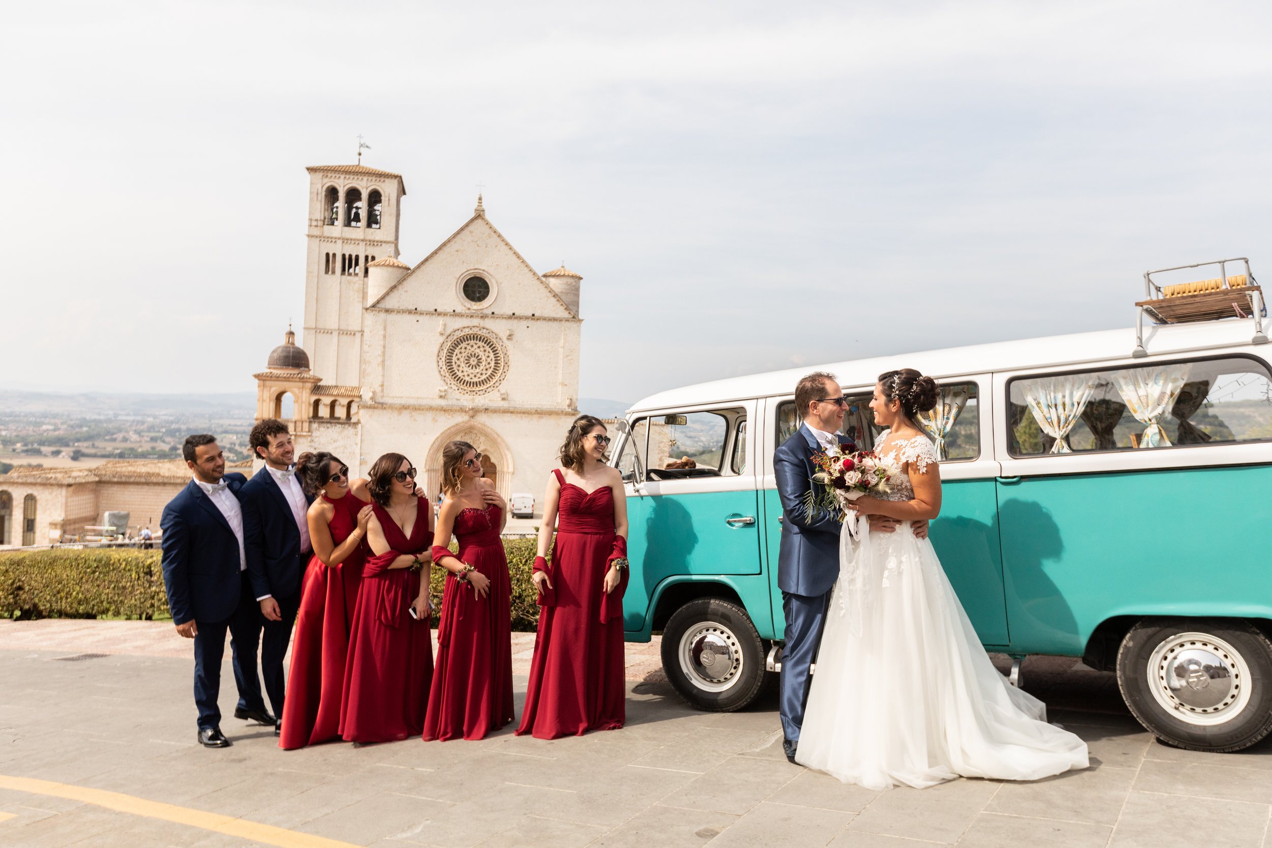 Destination wedding in Assisi 