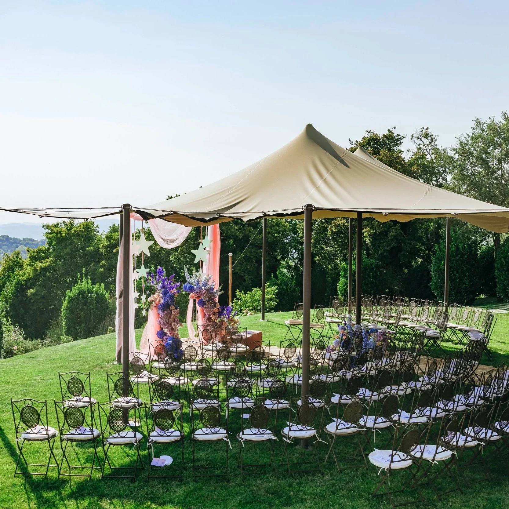 Wedding Ceremony at Castello di Petrata – Assisi View