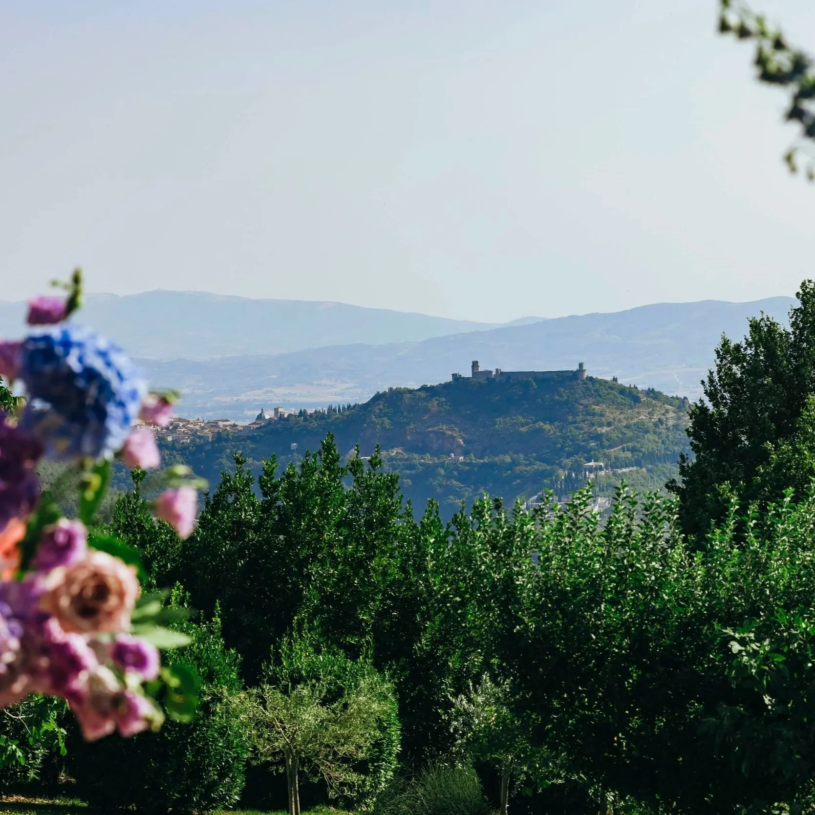Wedding Ceremony at Castello di Petrata – Assisi View