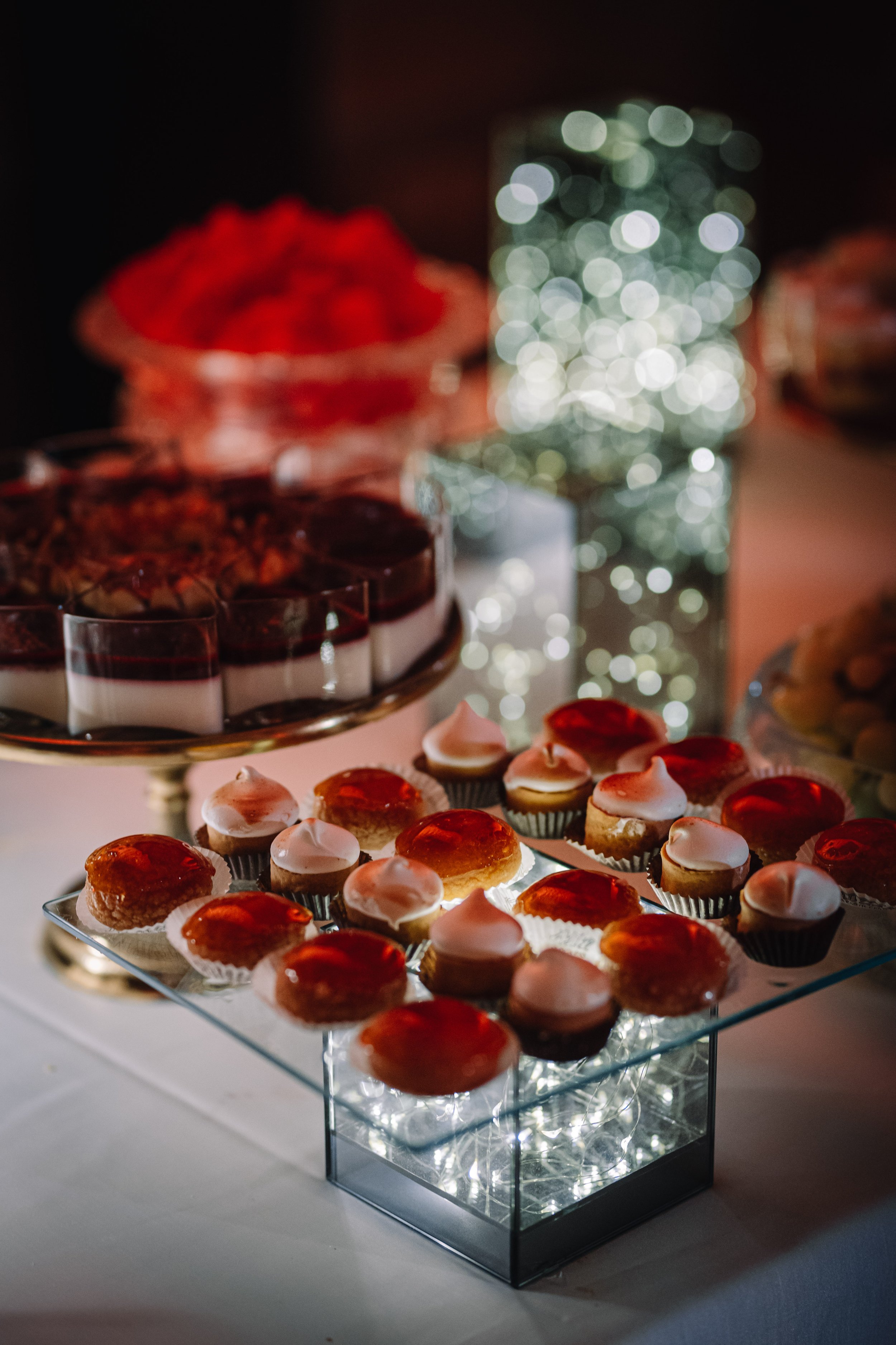Wedding planner food design setup in Italy