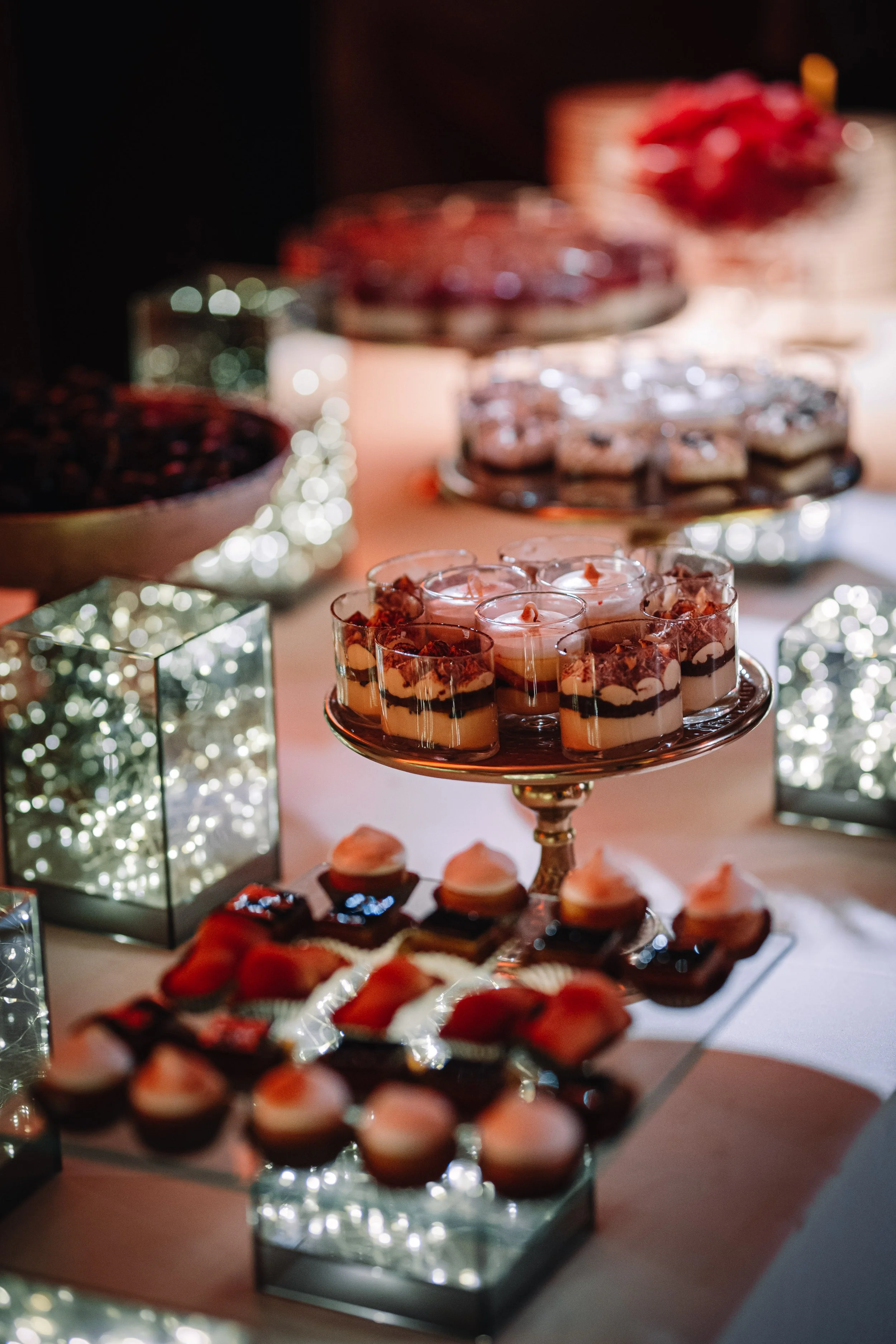 Wedding planner food design setup in Italy