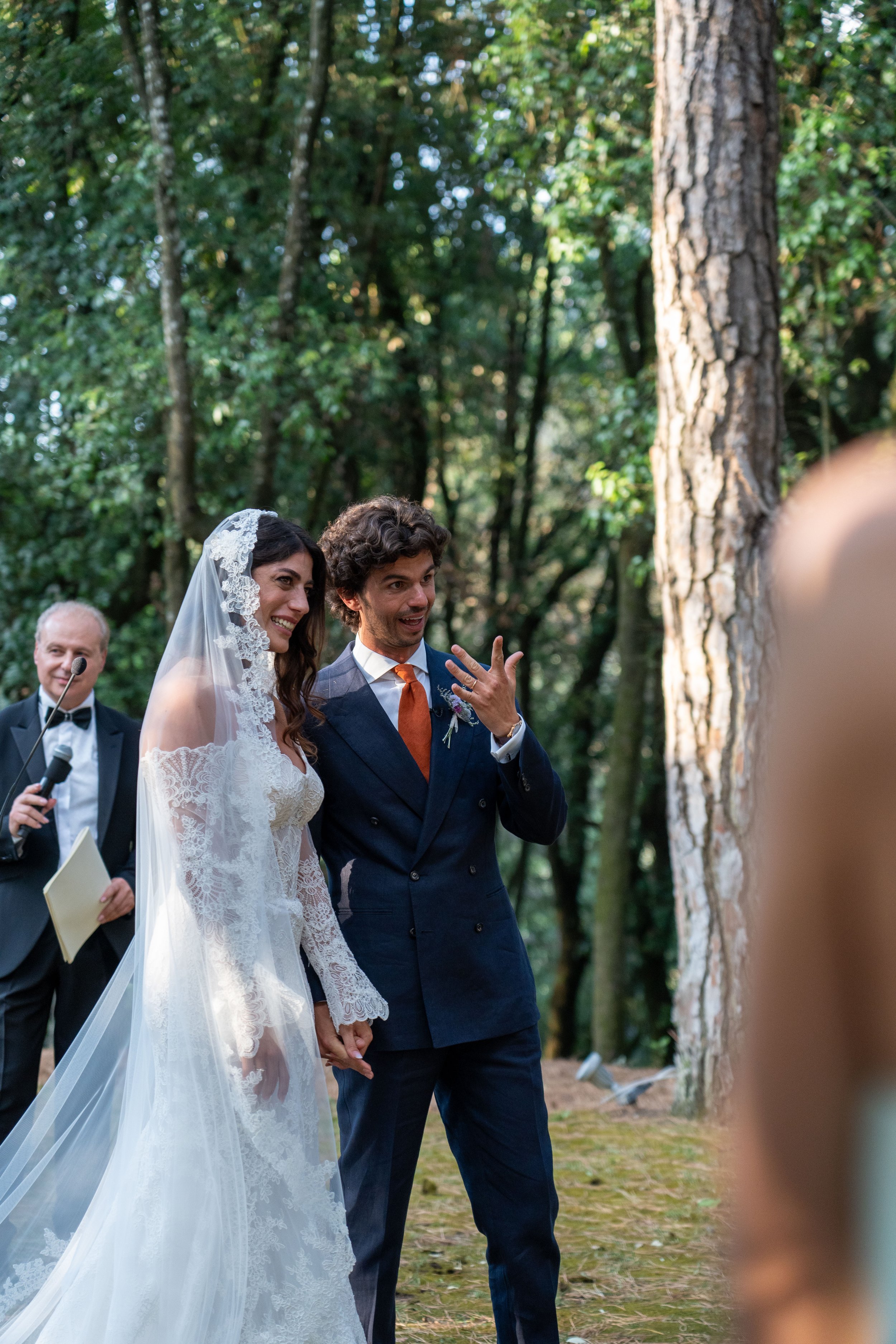 wedding content creator capturing candid moment during destination wedding in Italy