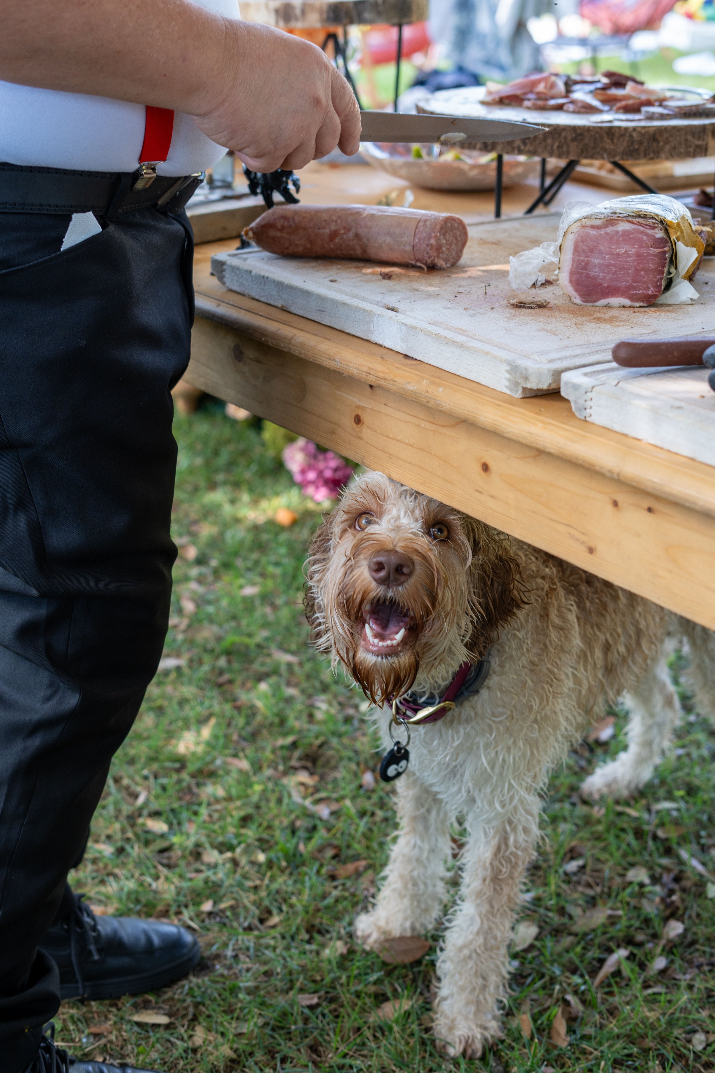 wedding content creator capturing candid moment during destination wedding in Italy - Giulia Barabani destination wedding planner in Umbria 