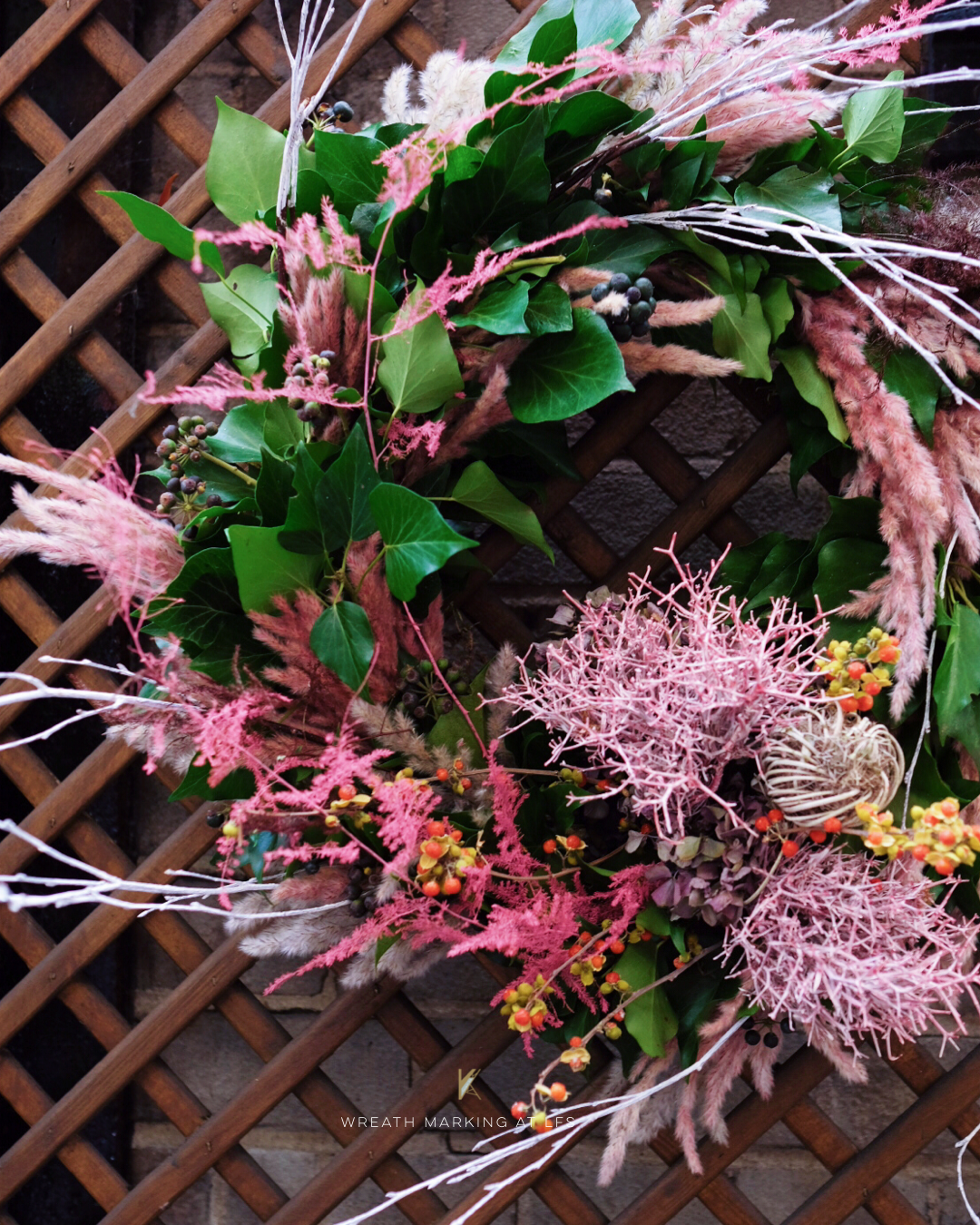 Dried Pampas X'mas Wreath Workshop