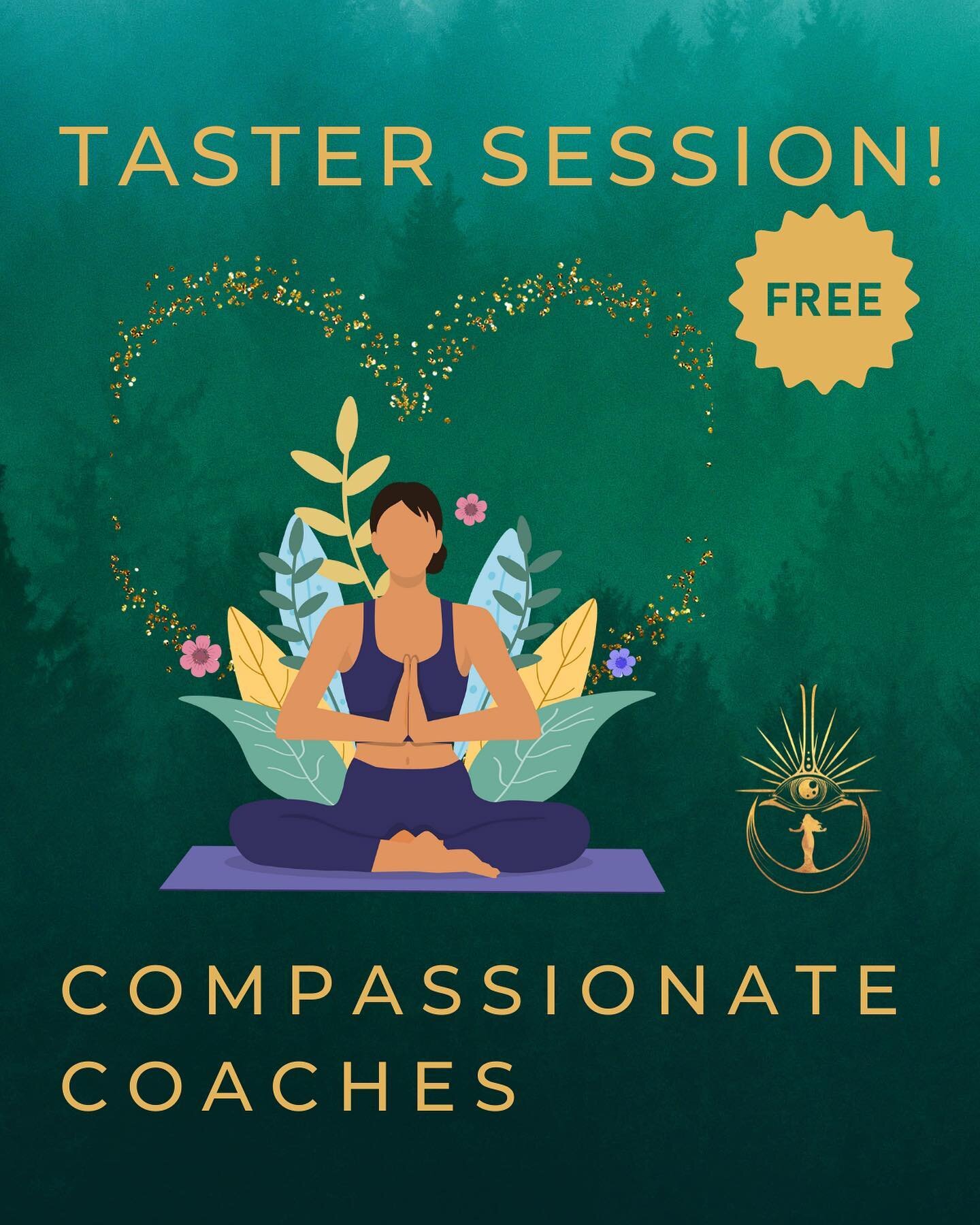 An opportunity to join a free 45-minute taster session of Compassionate Coaches - 8pm Thursday 1st September !

As a coach serving others it&rsquo;s imperative that you create a personal space and island of reflective calm and focus!

I&rsquo;m runni