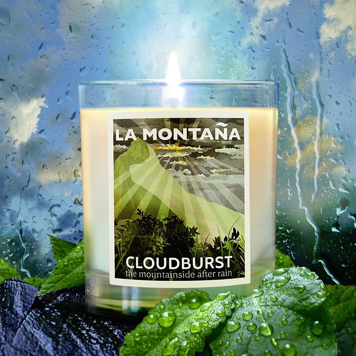 Our Lips Are Sealed Bouquet plus Cloudburst Scented Candle