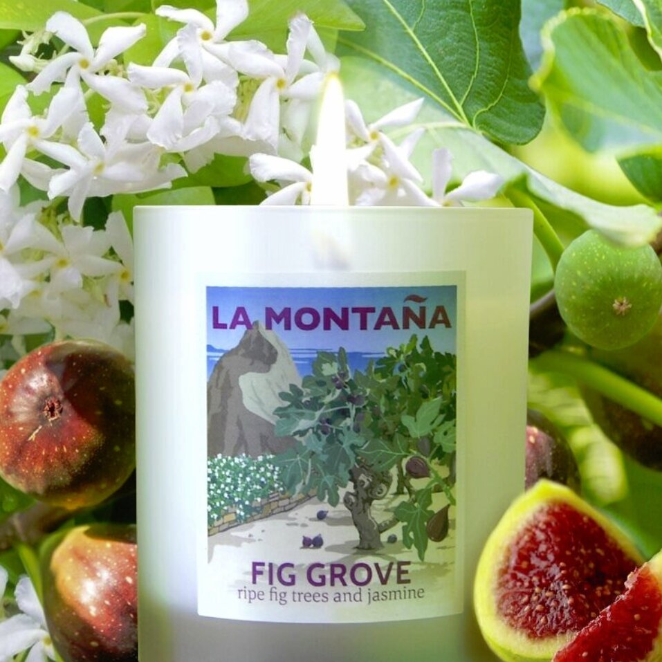 Our Lips Are Sealed Bouquet plus Fig Grove Scented Candle