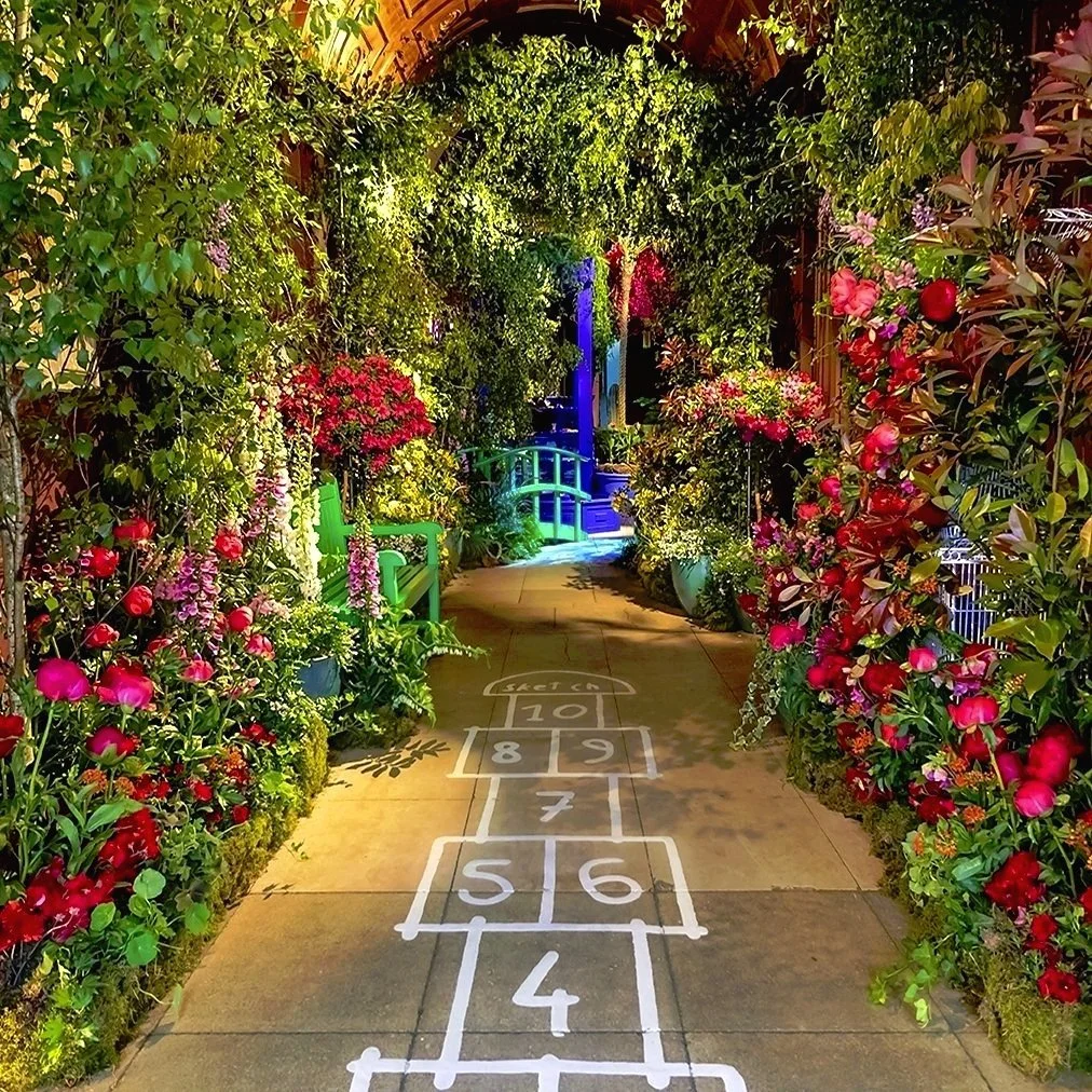 EVENTS IN THE UK Monet Garden for Sketch by REBEL REBEL Flowers, London