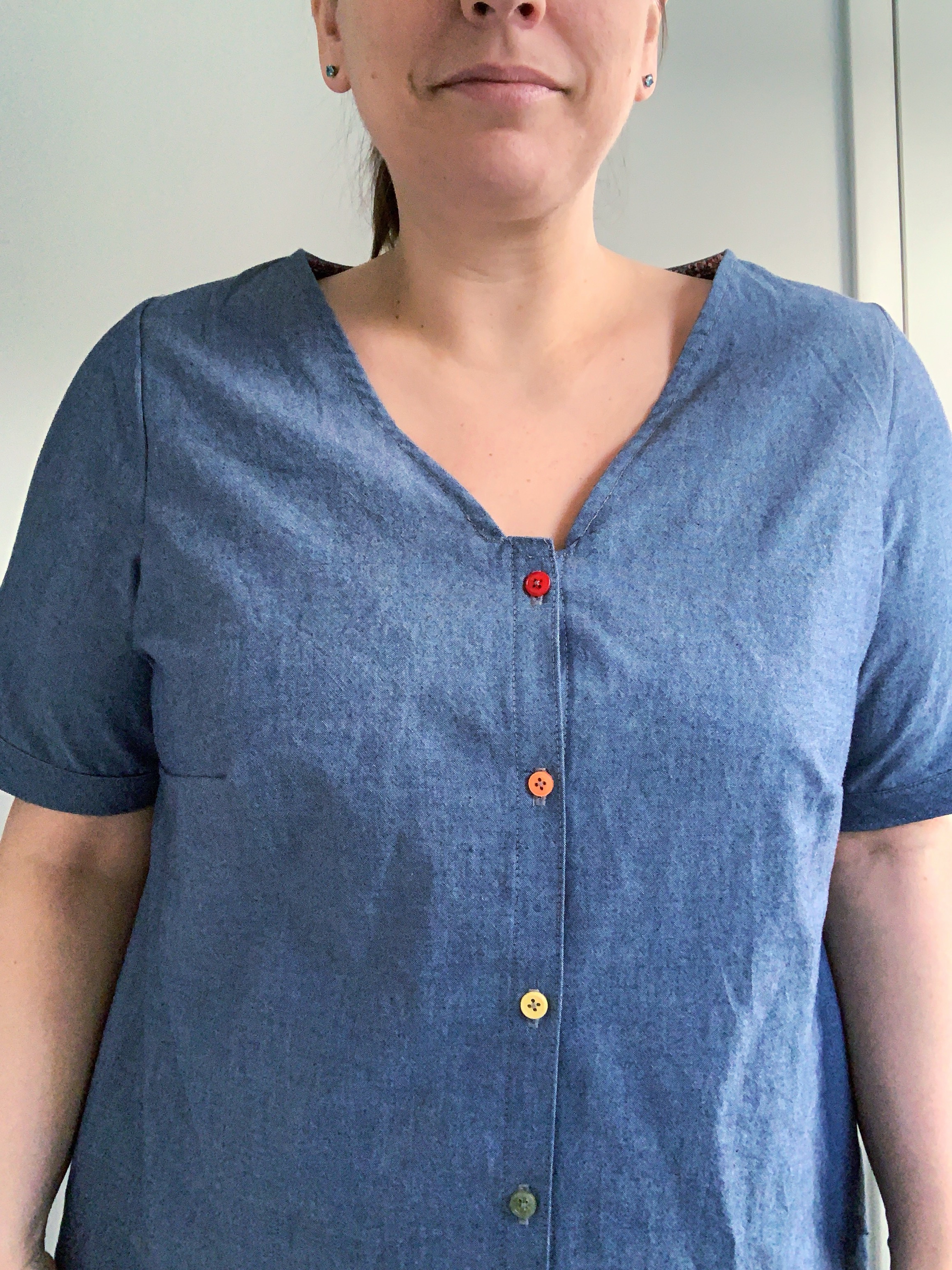 BEFORE the alteration to fix the shoulder issue.