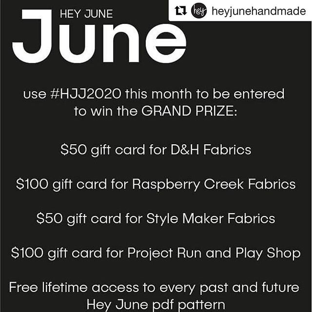 O. M. G.  The grand prize package for Hey June June #hjj2020 is BONKERS AMAZING.  And to enter you simply have to post this month about #hjj2020 (and don&rsquo;t forget the hashtag). Seriously&mdash;thank you to @heyjunehandmade for putting together 