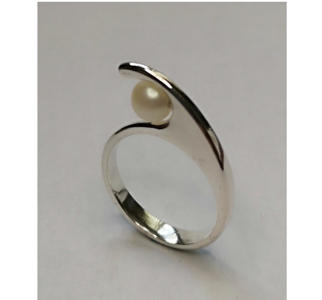 Jewelry of the Sea  “Ocean Waves” Sterling Silver Ring 