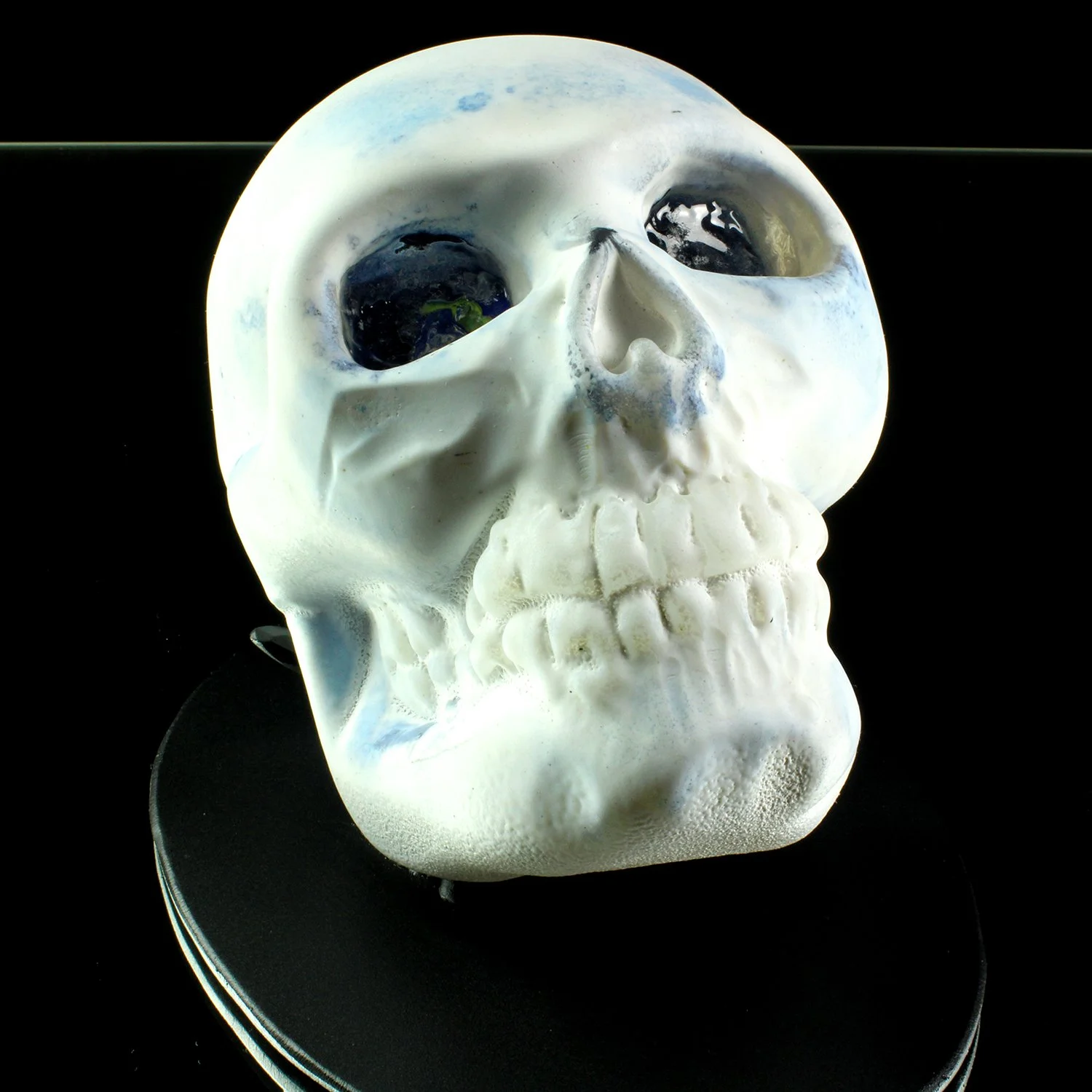 Inevitable Expansion limited edition glass skull by john Moran