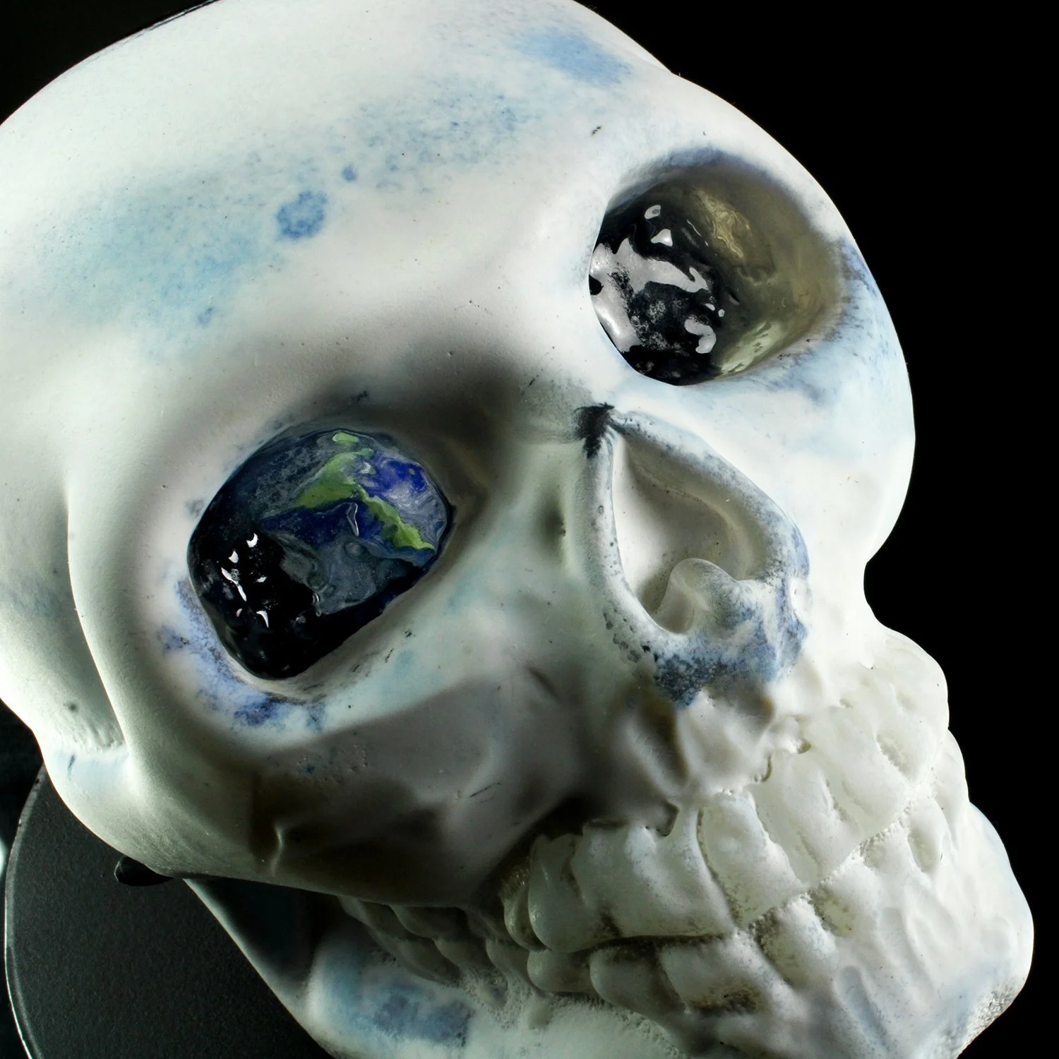 Inevitable Expansion limited edition glass skull by john Moran