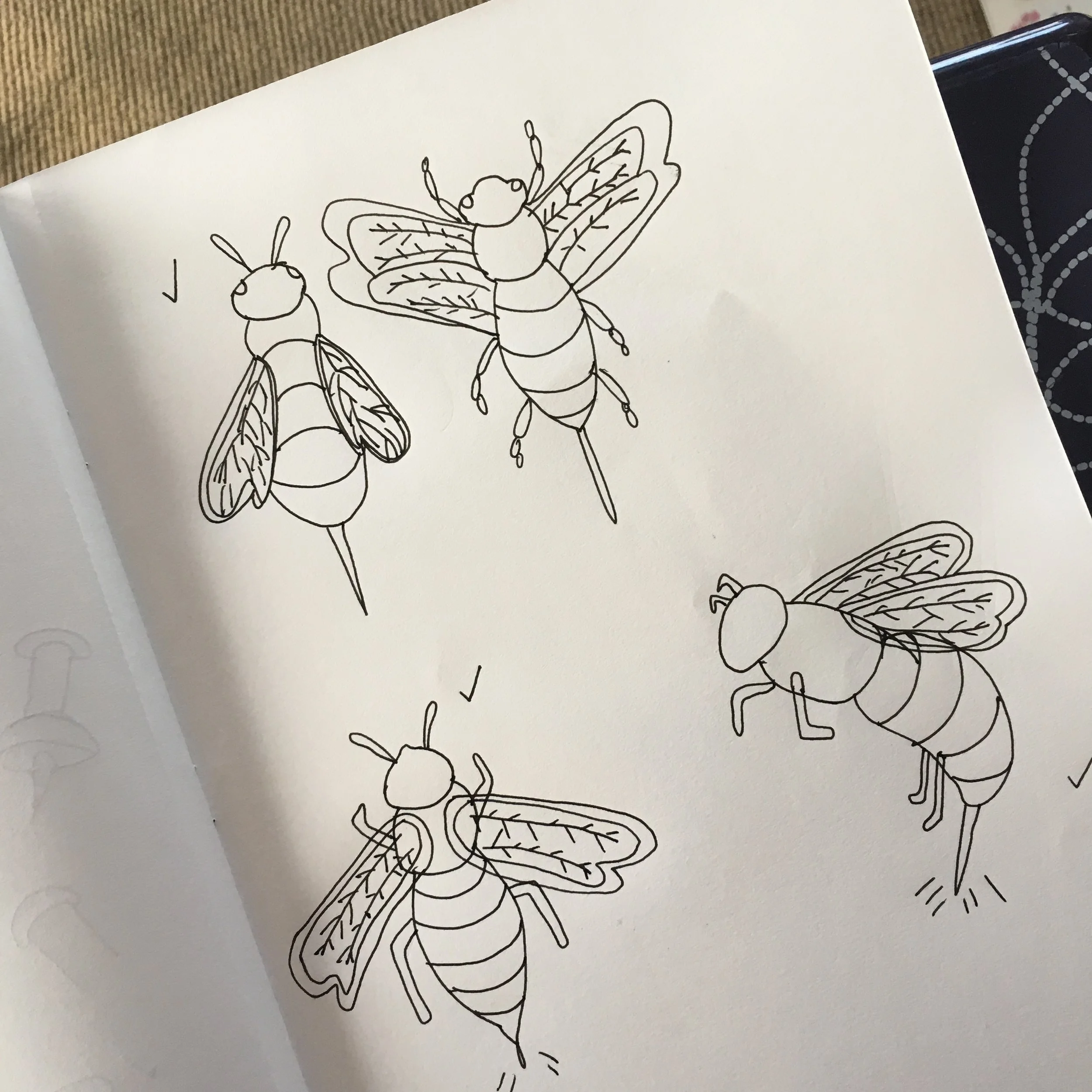 Third Large Embroidery Brainstorm - Pain