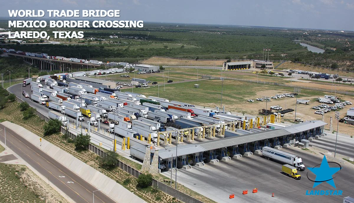 The World Trade Bridge, on average, handles about 11,000 to 12,000 trucks per day. Photo credit: U.S. Customs and Border Protection