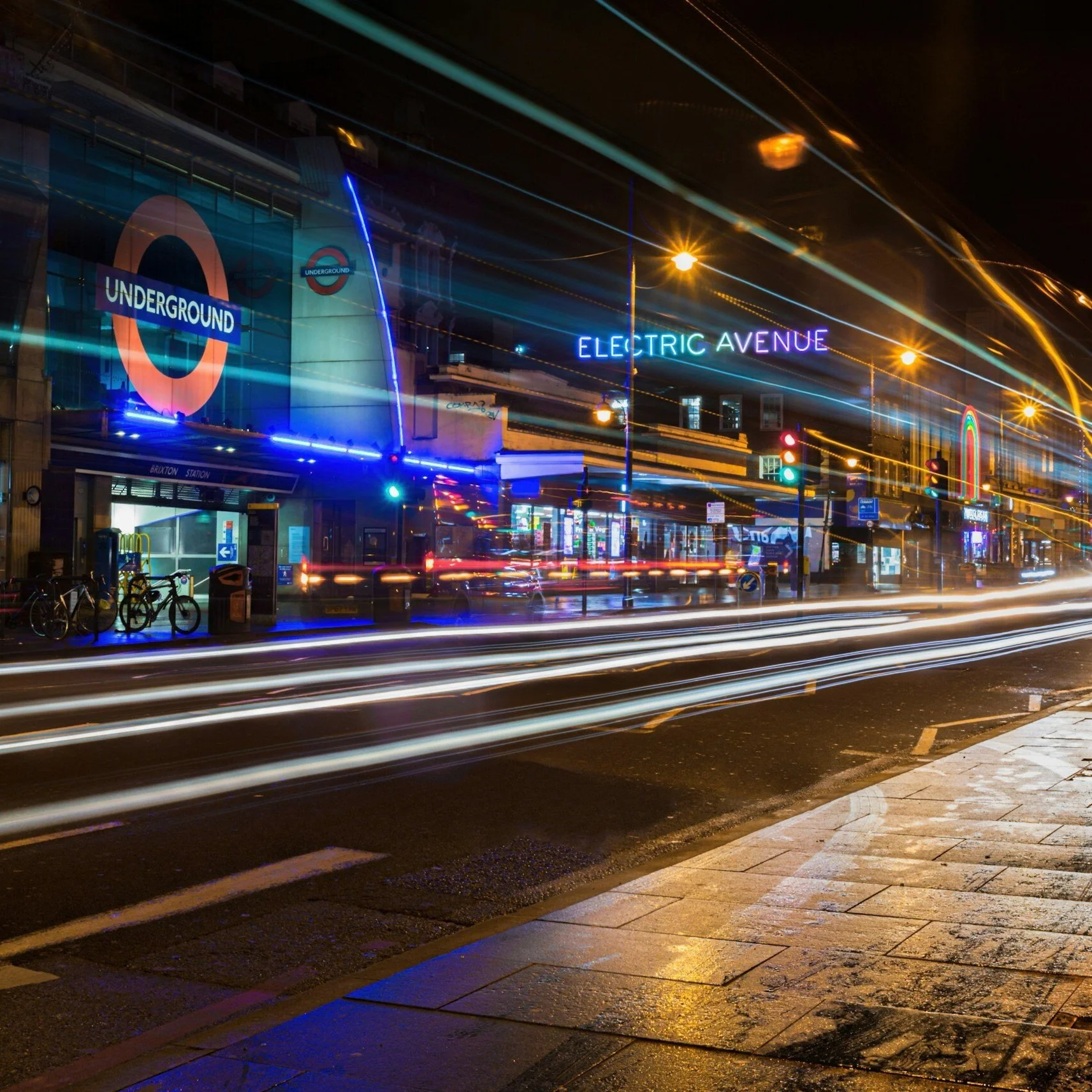 brixton at night