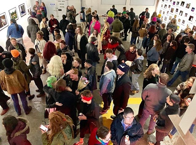 . @tubeartspace is open 11-3 on Saturdays and 9-6 weekdays. Visit our two new exhibits that opened on First Friday &mdash; David Schalliol&rsquo;s (@metroblossom) exhibition Three Communities explores the interdependence between people and their home