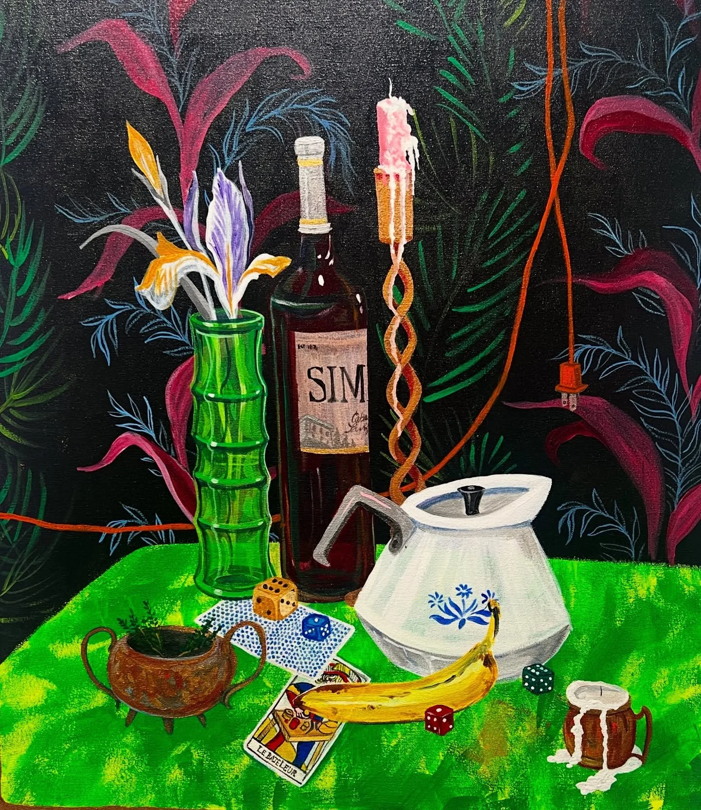 We are open 9am-10pm today! 
It&rsquo;s the last first Friday to see Amy Kligman, &ldquo;Shrines of the Luminous Halo.&rdquo; 

The 23 commissioned still life paintings are a meditation on the relationship between objects, myths &amp; memory&mdash; r