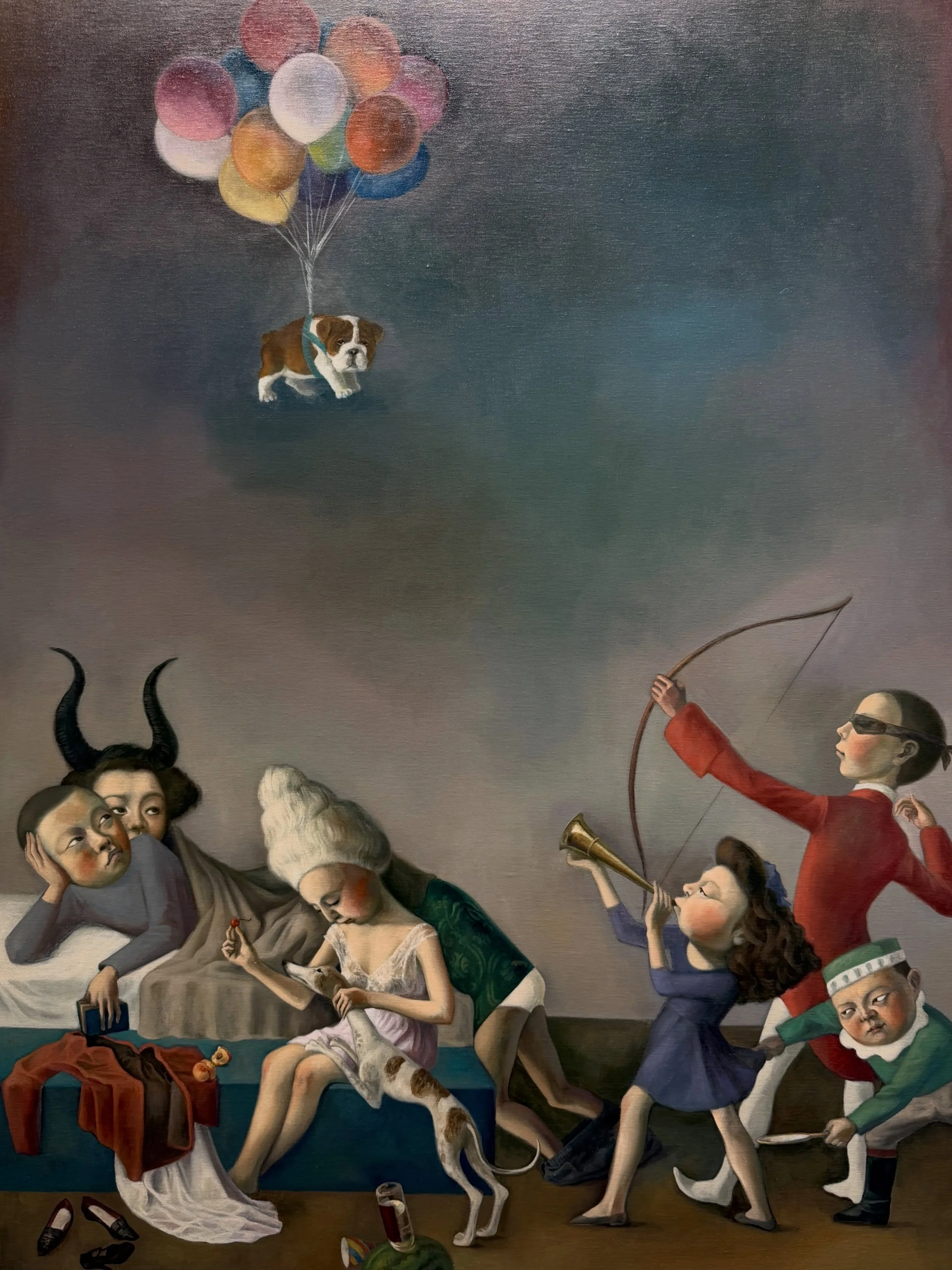 &ldquo;After Party,&rdquo; Grace Eunshin Kim, oil on canvas, 2020.

Grace Eunshin Kim is a Seoul-born, Canada-based painter whose work offers a dynamic and playful interrogation of contemporary society through a masterful dialogue with art history. H