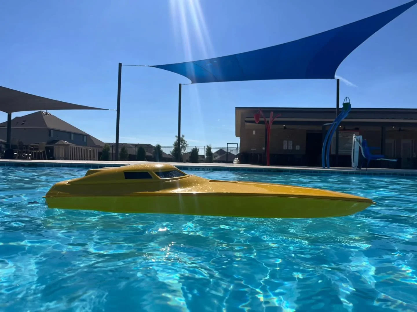 Our mini model is living it's best Texas life, two pool runs in the last week another one scheduled for tomorrow.