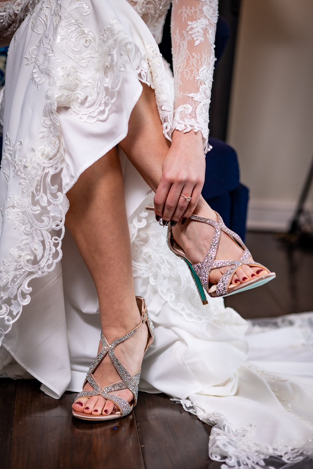 destination wedding shoe