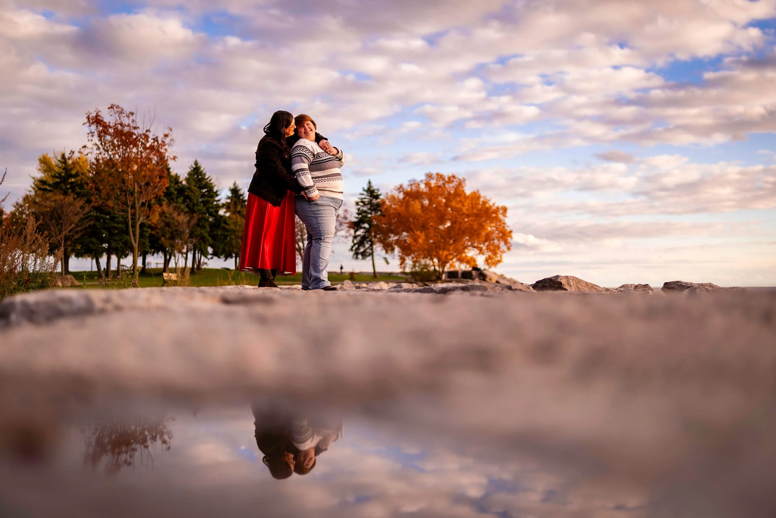 Fall Engagement at Scarborough Bluffs – Christina &amp; Devon
