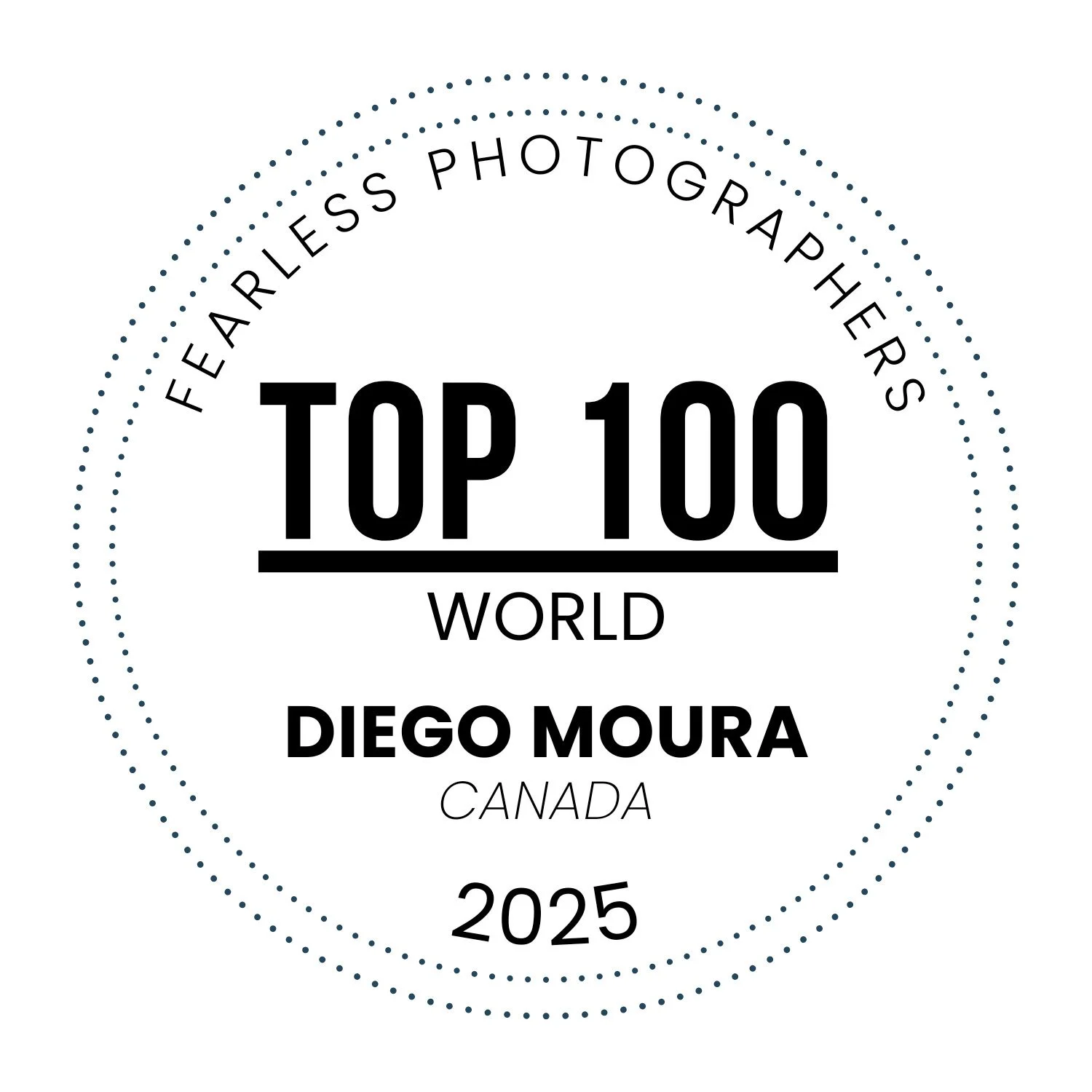 fearless photographers top 100 award 2025 diego moura canada award winning wedding photographer