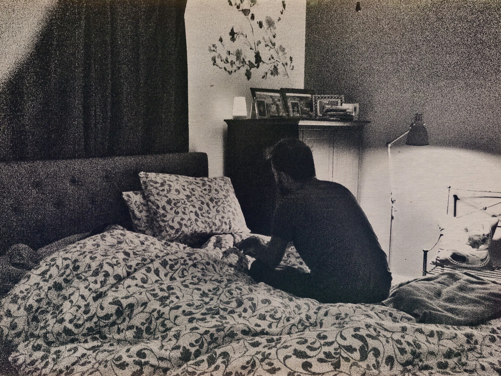 Reading his Mom a Bedtime Story, © Natascha Dea