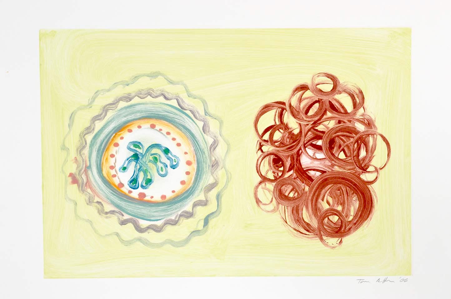  Oil on Arches acid free rag paper, 26 x 30 inches (66 x 76.2 cm), signed and dated 2006 