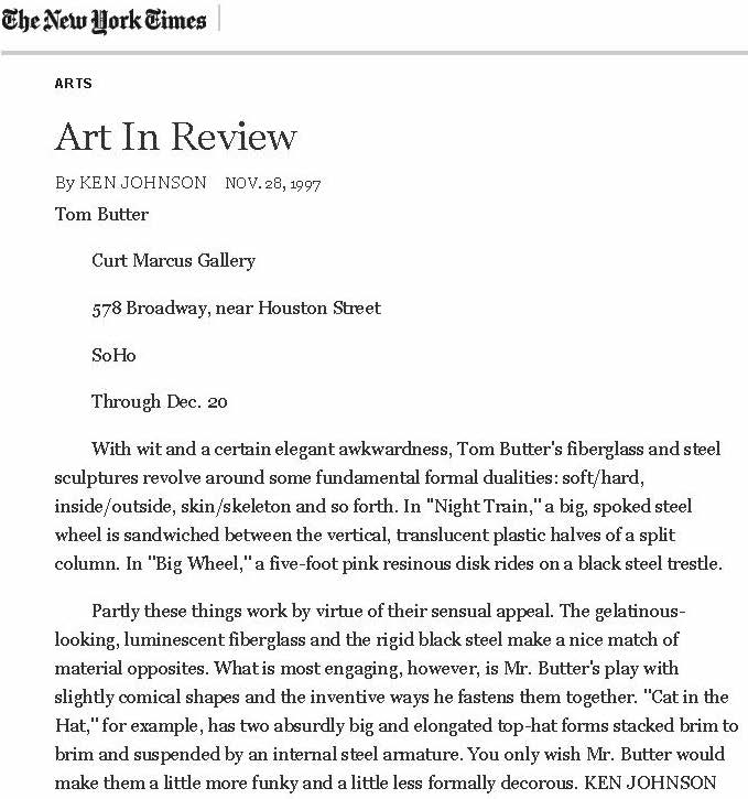 THE NEW YORK TIMES: NOVEMBER 28, 1997