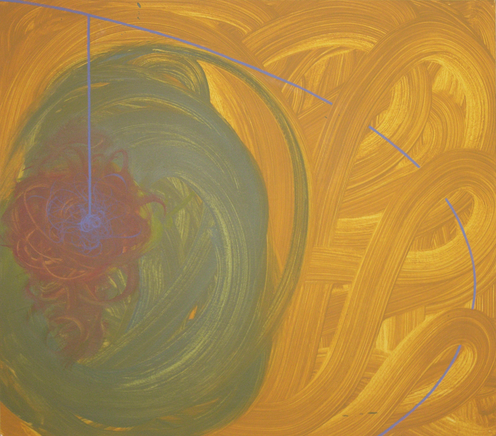  Cauldron, 2015  oil on panel, 40 x 48 inches (101 x 121 cm)  