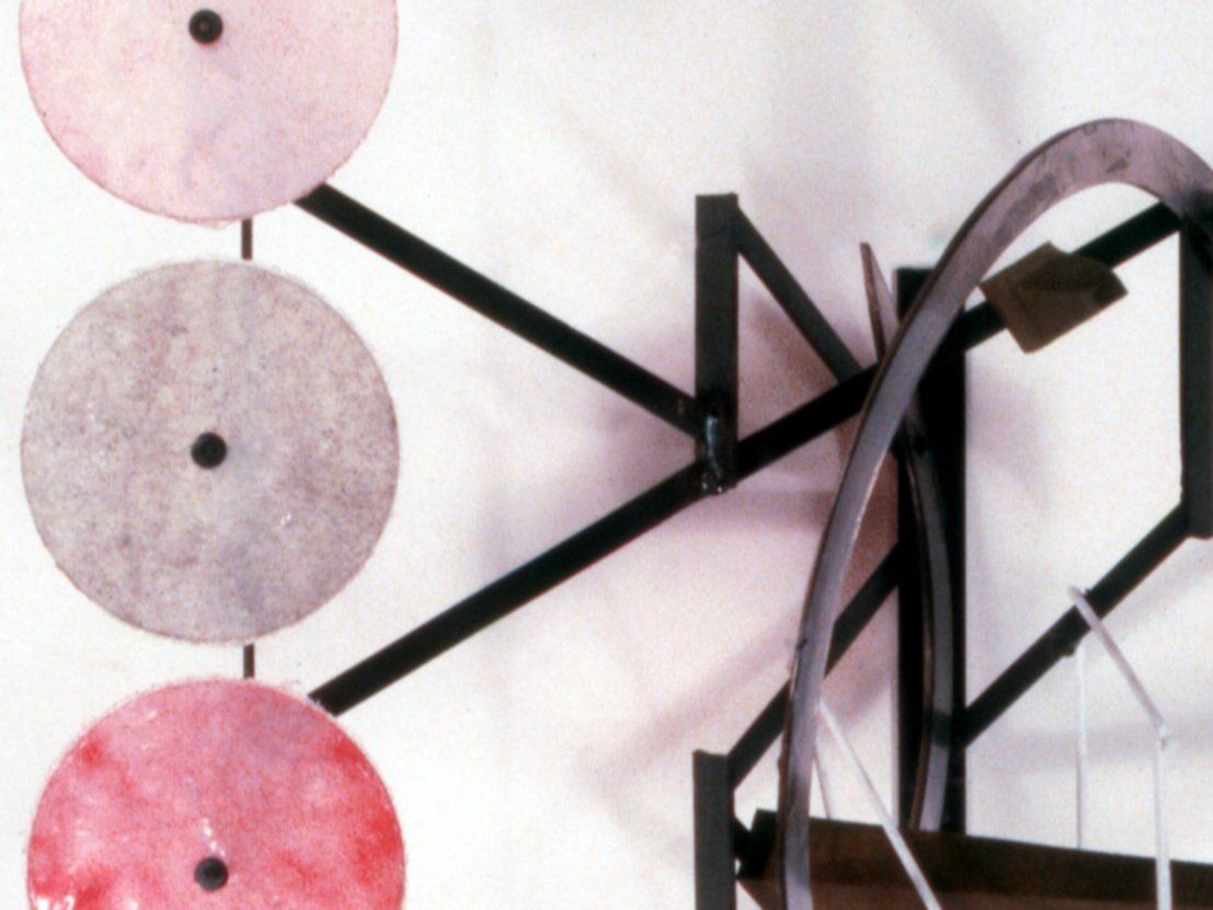  detail, Vector (1999), steel, fiberglass, pigmented resin, and wood, 25 x 23 x 20 inches (65.3 x 58.4 x 50.8 cm) 