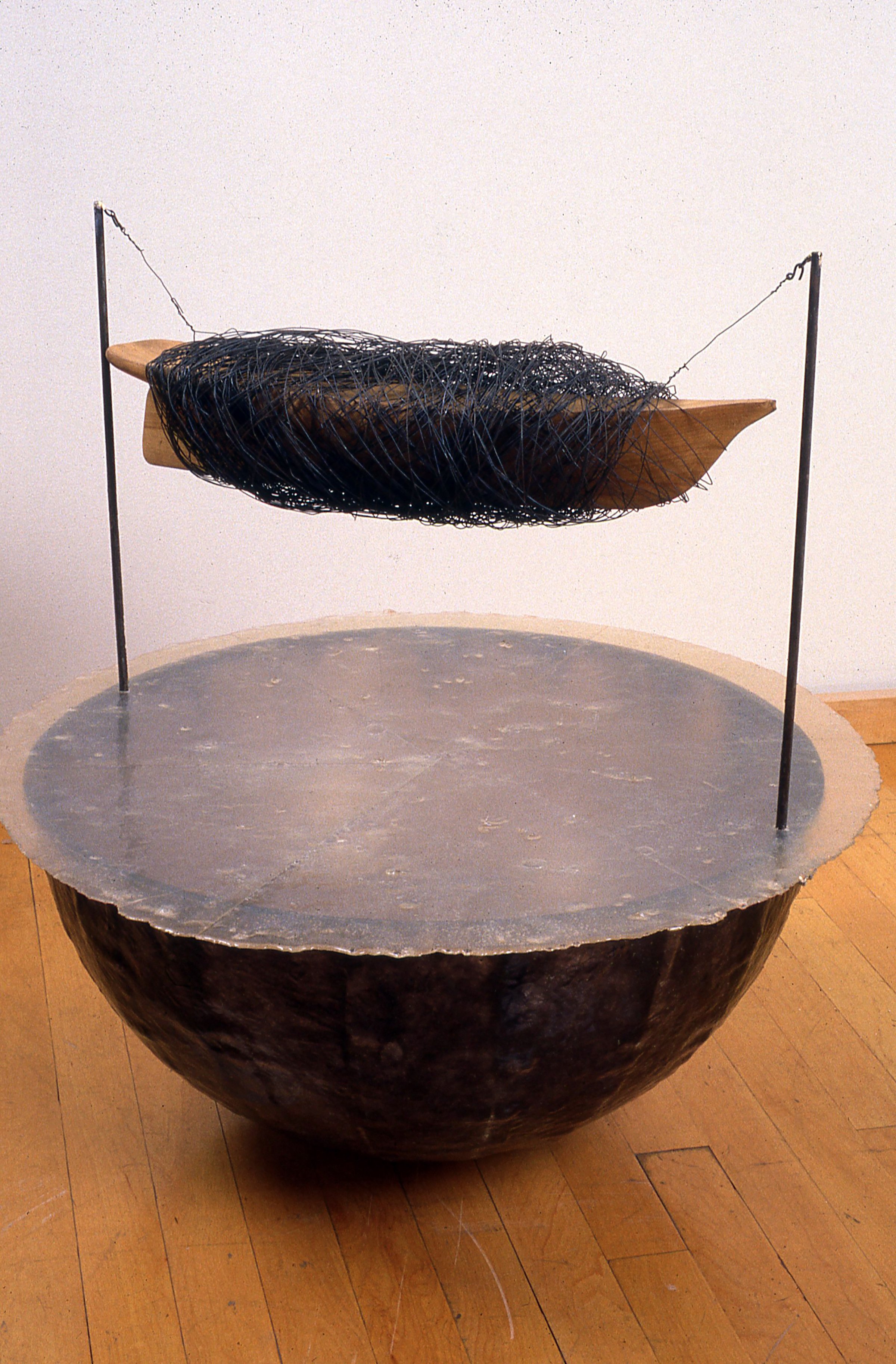  DRYDOCK, freestanding sculpture: 5 feet high, 4 feet in diameter 
