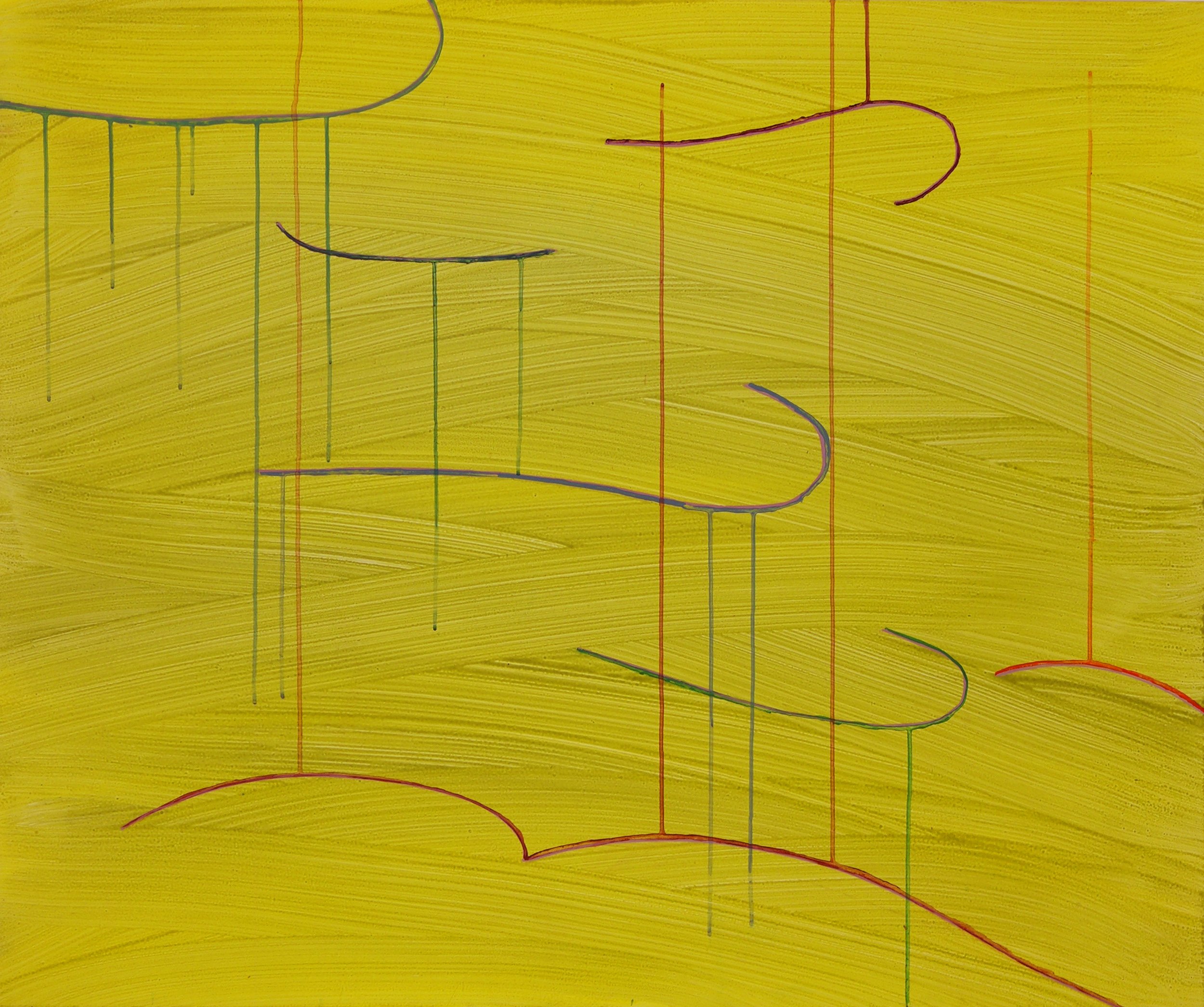  Segments, 2013  oil on panel, 40 x 48 inches (101.6 x 121.92 cm) 