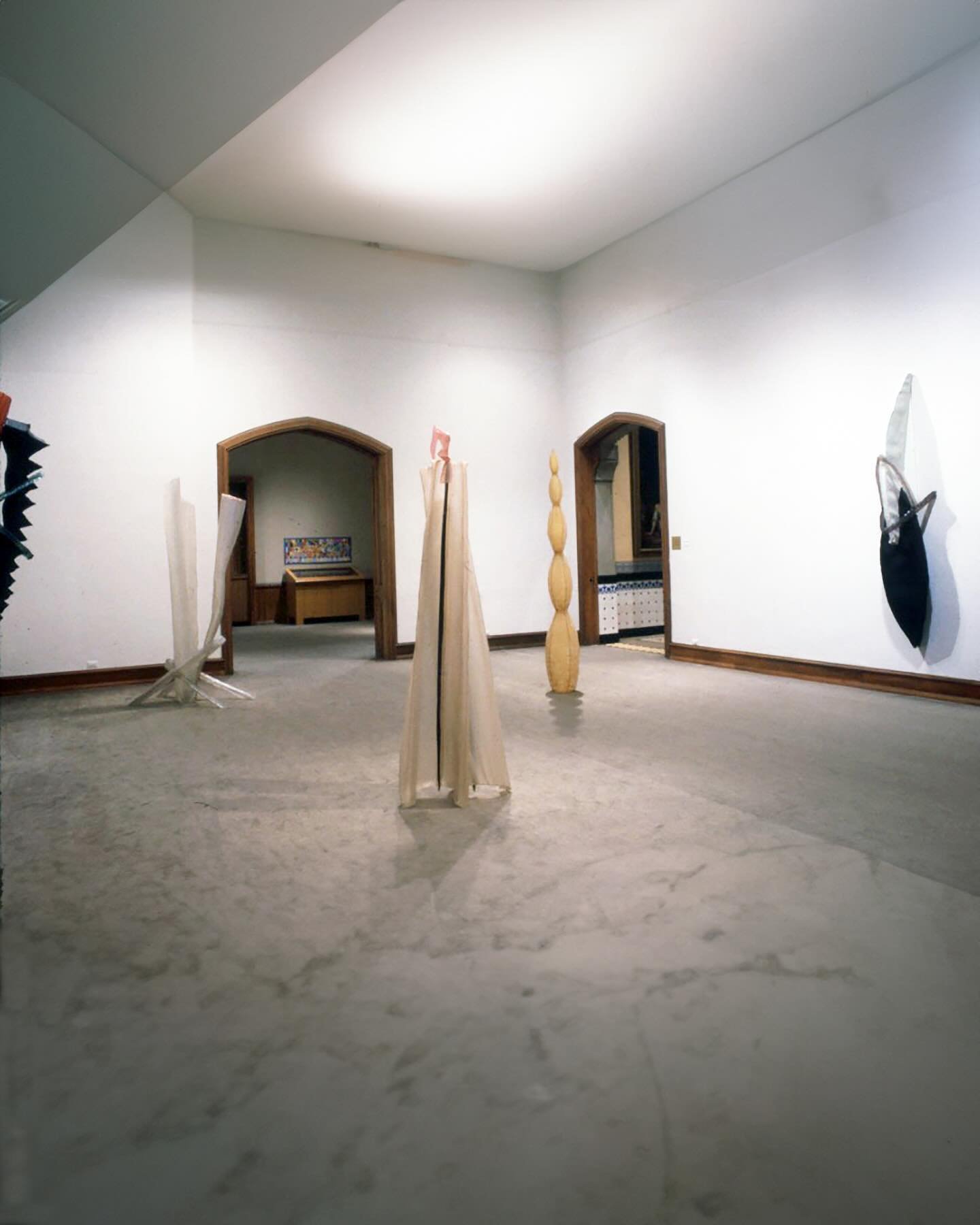 Solo show- Pennsylvania Academy of Fine Arts 1985, Morris Gallery, 
view 1. swipe to view from left to right: S.C., A.K., T.C.B., S.H.

S.C. 1985
h. 7&rsquo; 9&rdquo;
fiberglass, dyes
#tombutter 
#artofthe&rsquo;80&rsquo;s 
#somehowcleaved

A.K. 1984