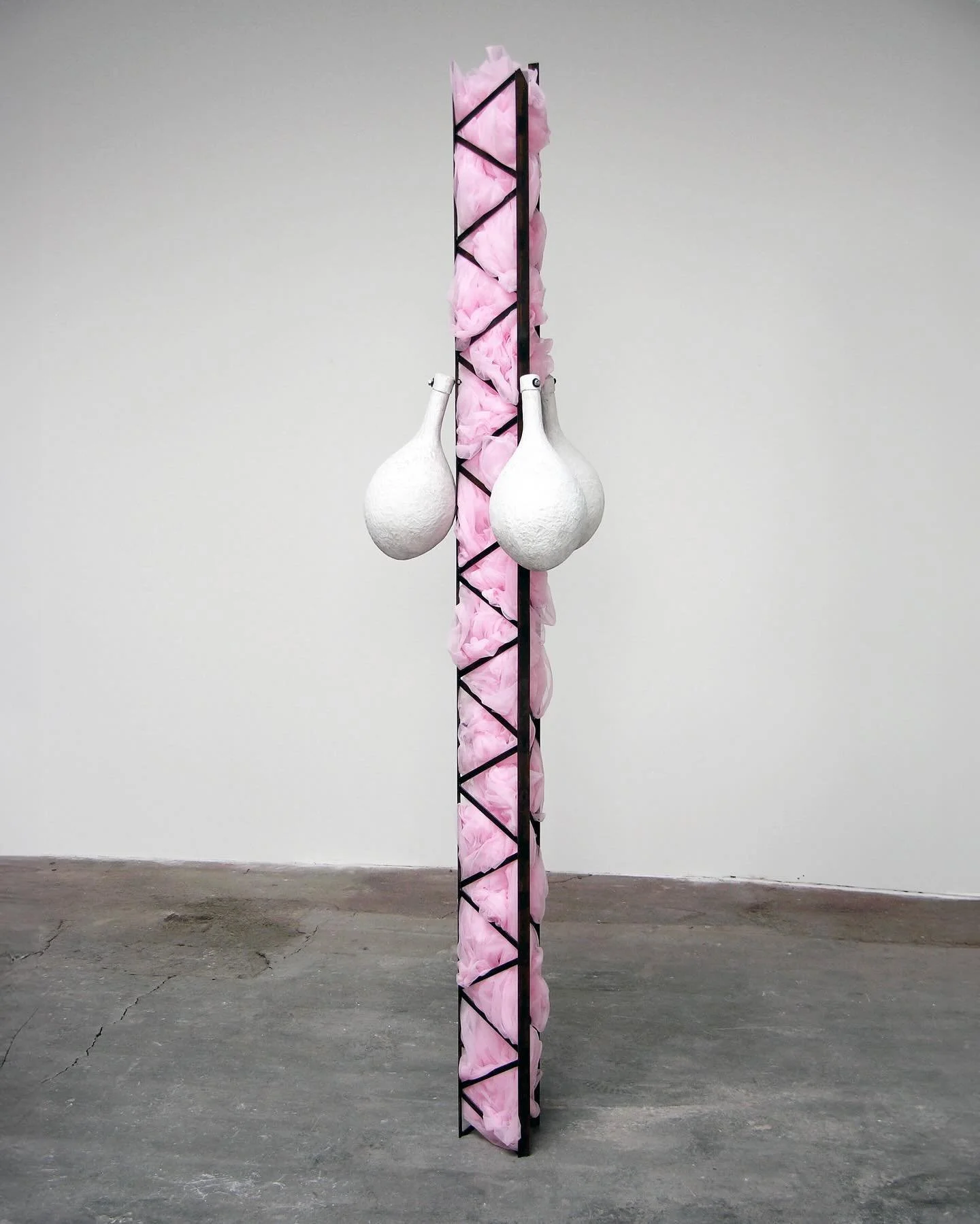 S Machine 2005
7&rsquo; 4&rdquo; x 1&rsquo; 8&rdquo; x 1&rsquo; 8&rdquo; 
steel, wood, fabric, fasteners

Included in &ldquo;Hints, Clues and Evidence&rdquo; Sept. 2023 at 325 Project Space, Brooklyn. 
Curated by Beth O&rsquo;Brien

#tombutter 
#arto